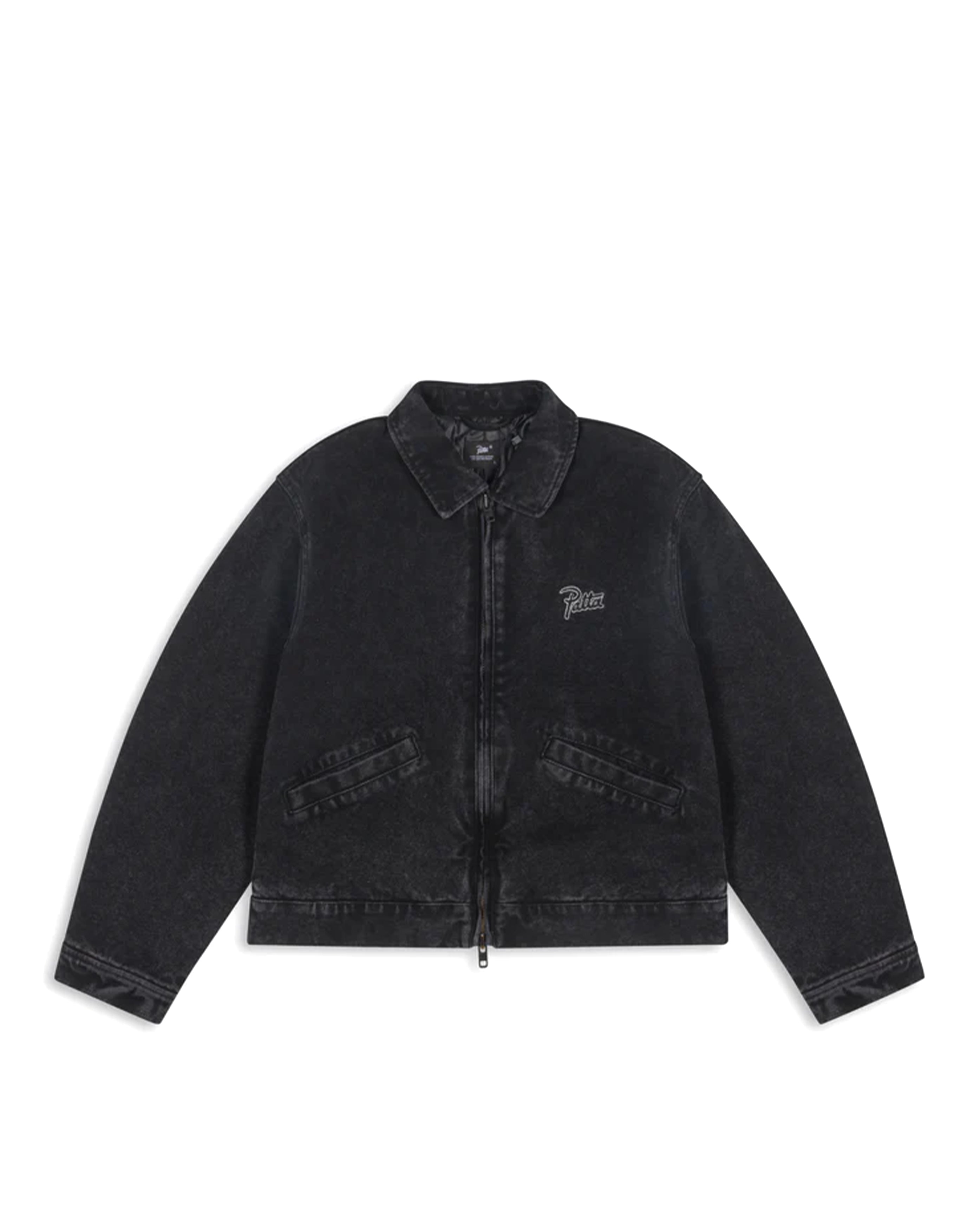 Washed Canvas Jacket Black