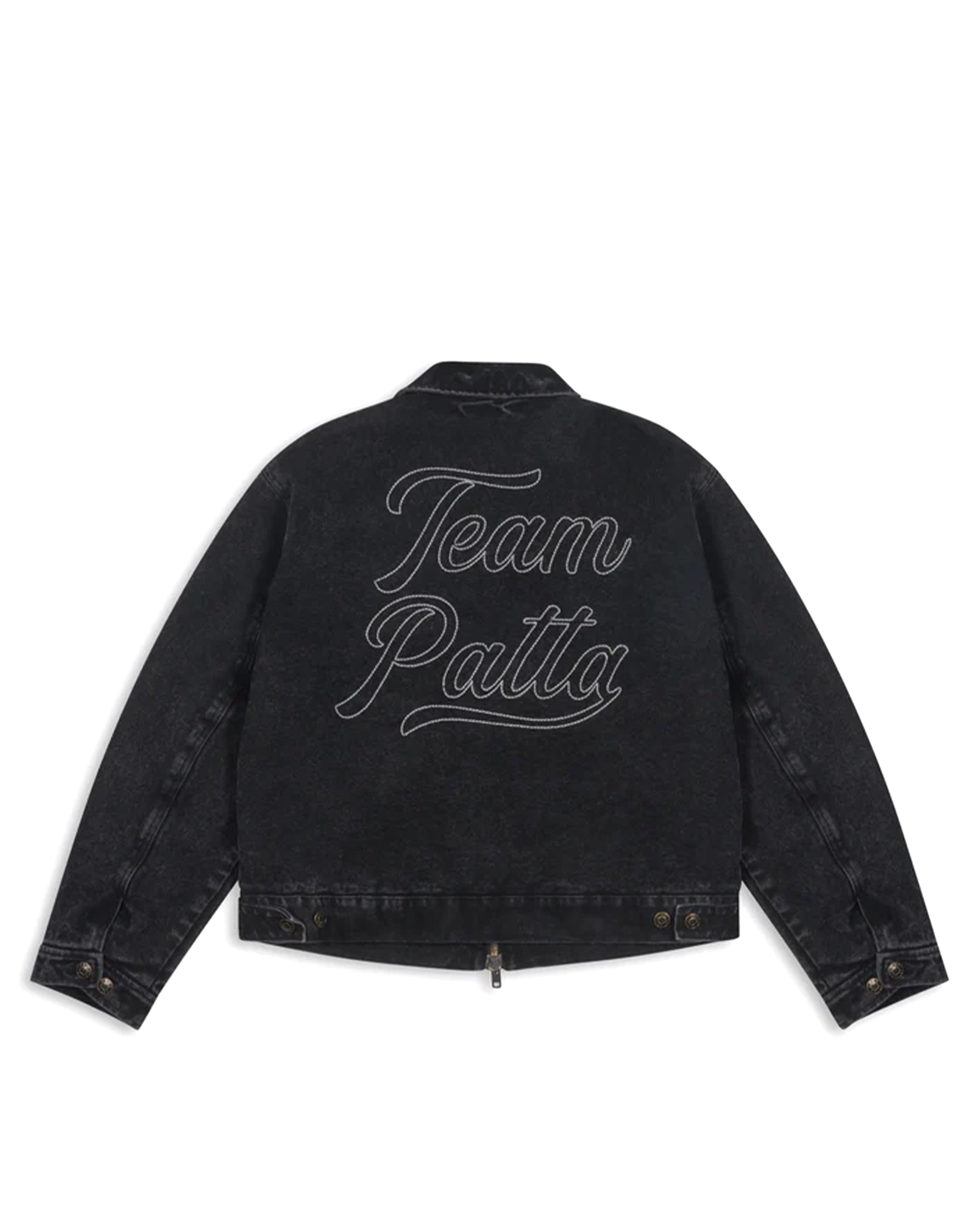 Washed Canvas Jacket Black