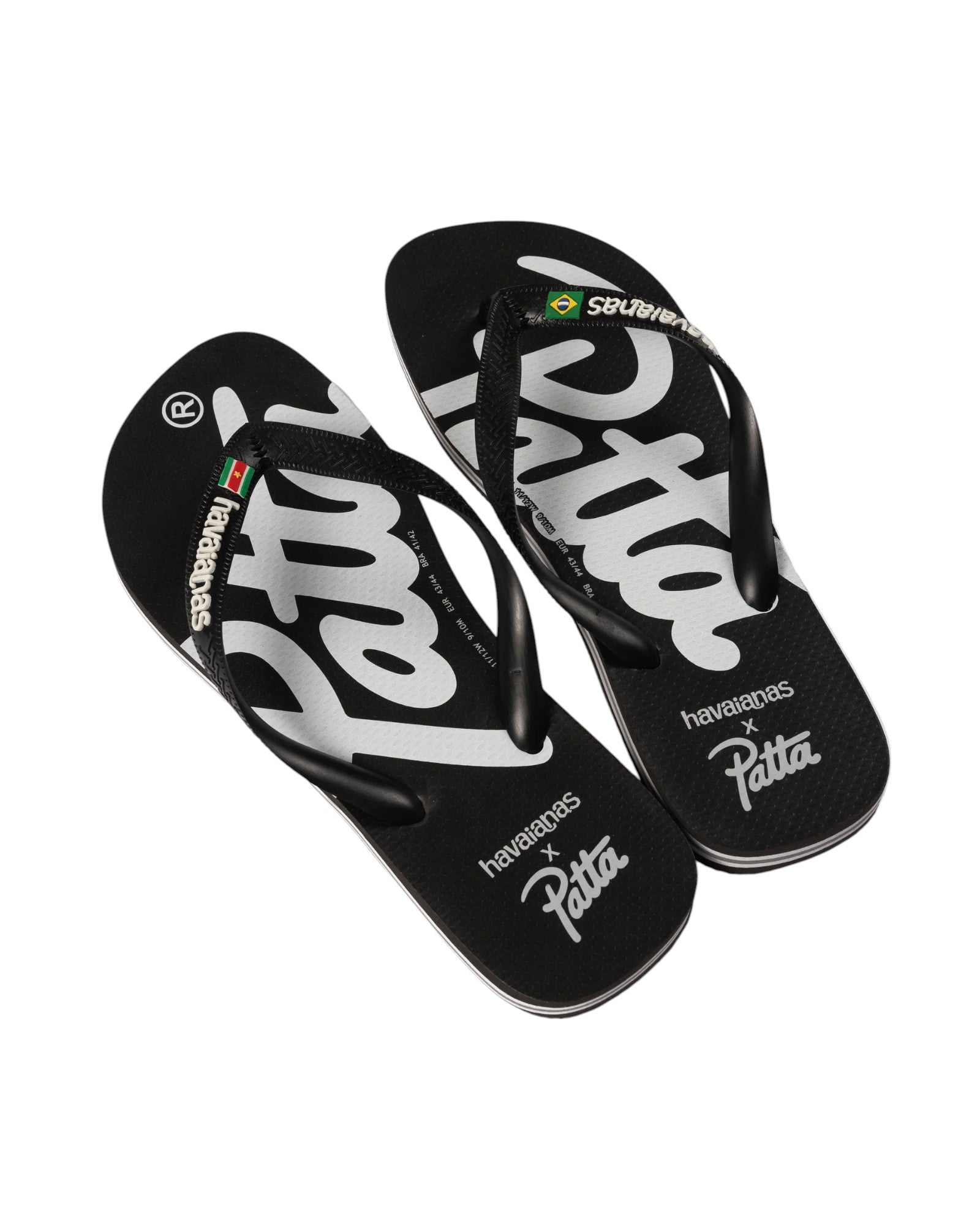 Patta x Havaianas tongs noire