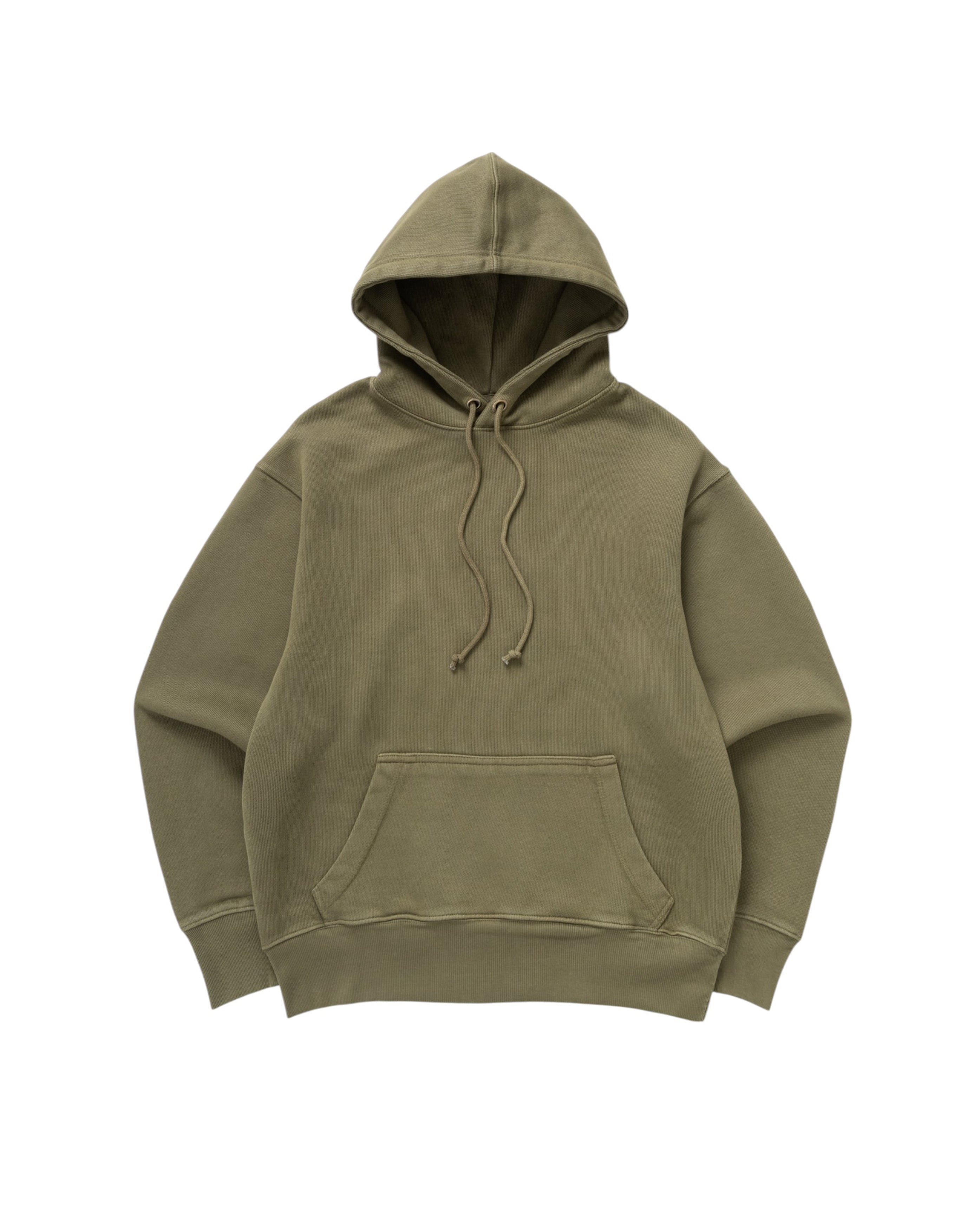 Loopback Hoodie Oliv