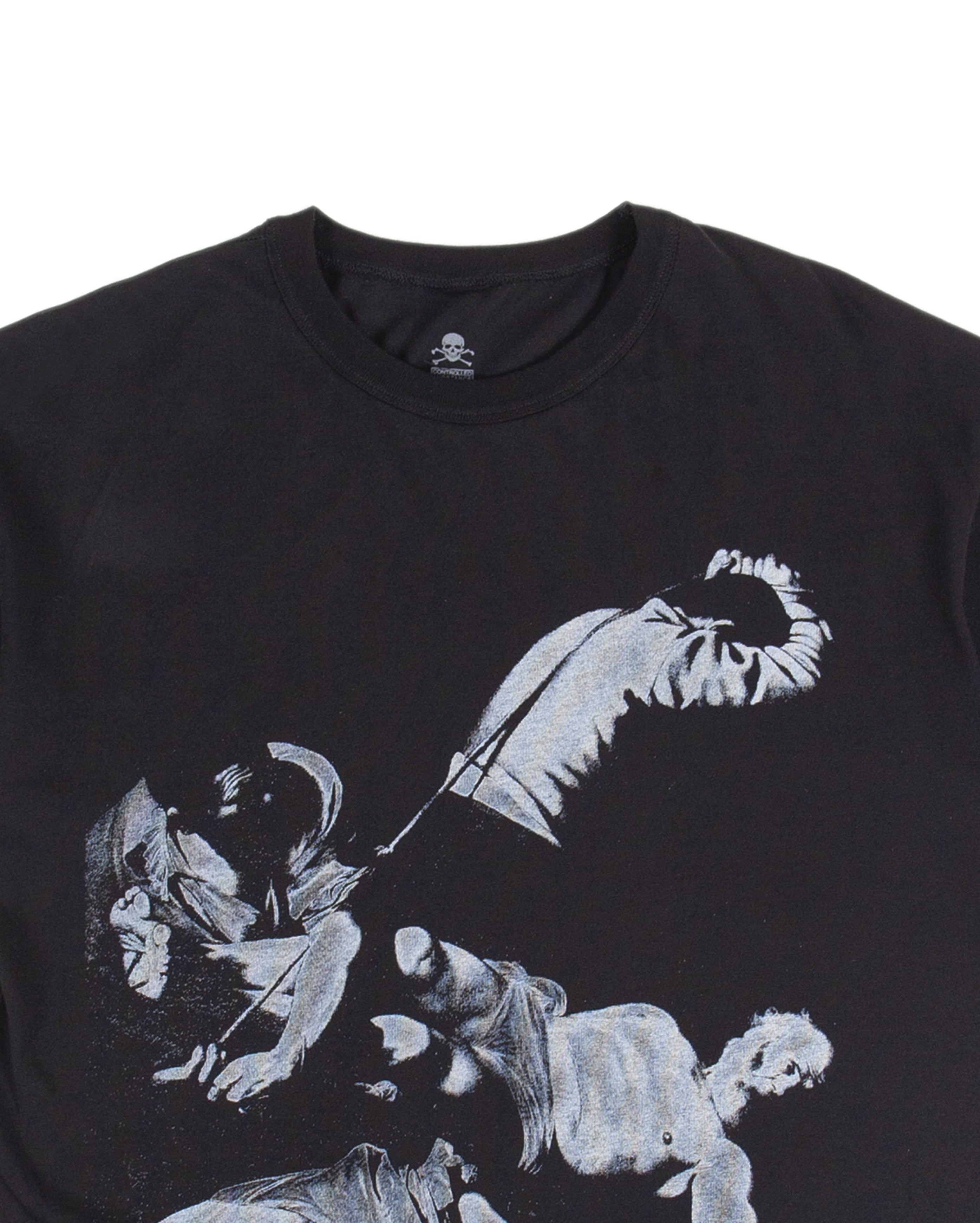 Controlled Substance Saint Peter T-shirt Black