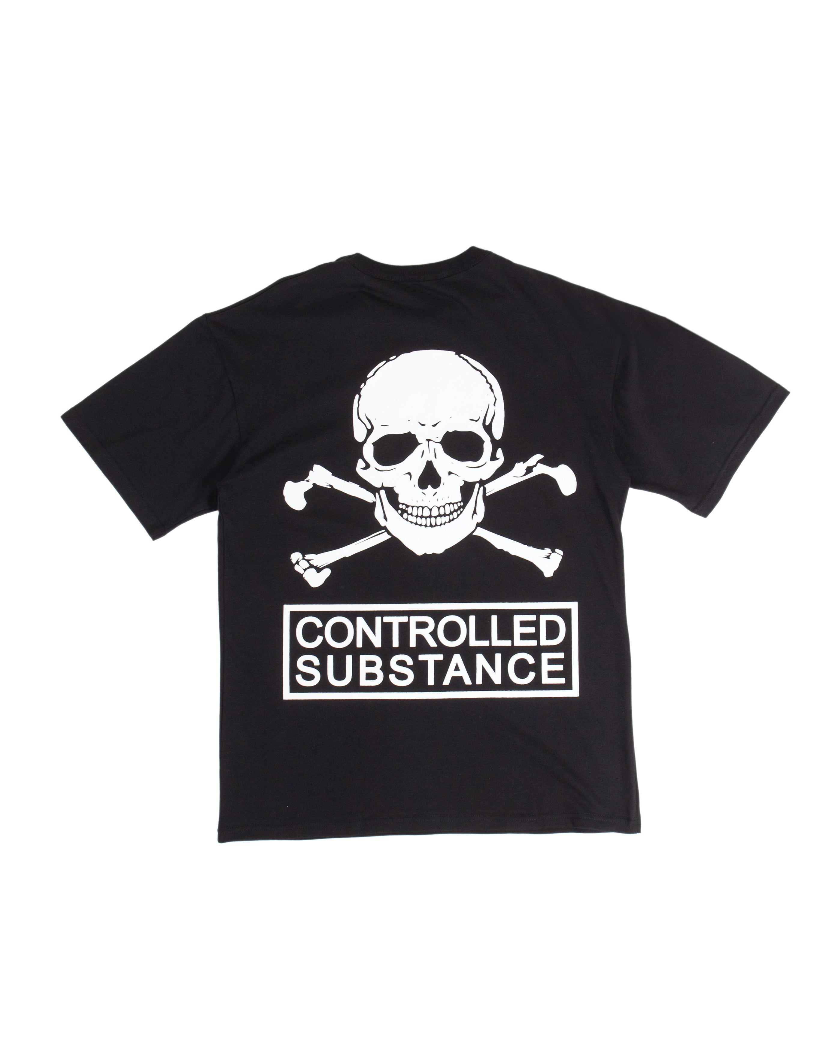 Controlled Substance Saint Peter T-shirt Black