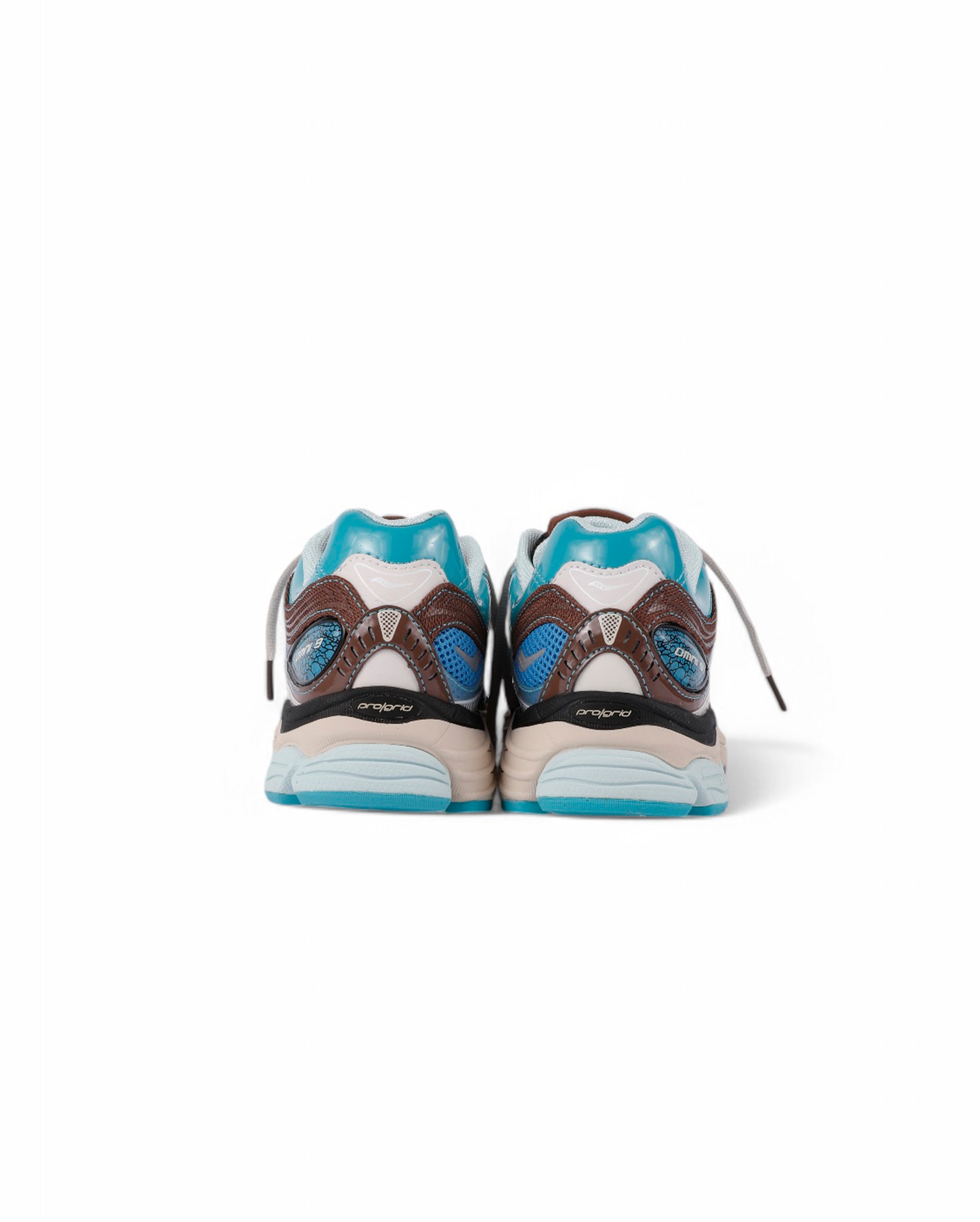 Saucony-X Footpatrol Progrid Omni 9 Blue Brown-Starcowparis