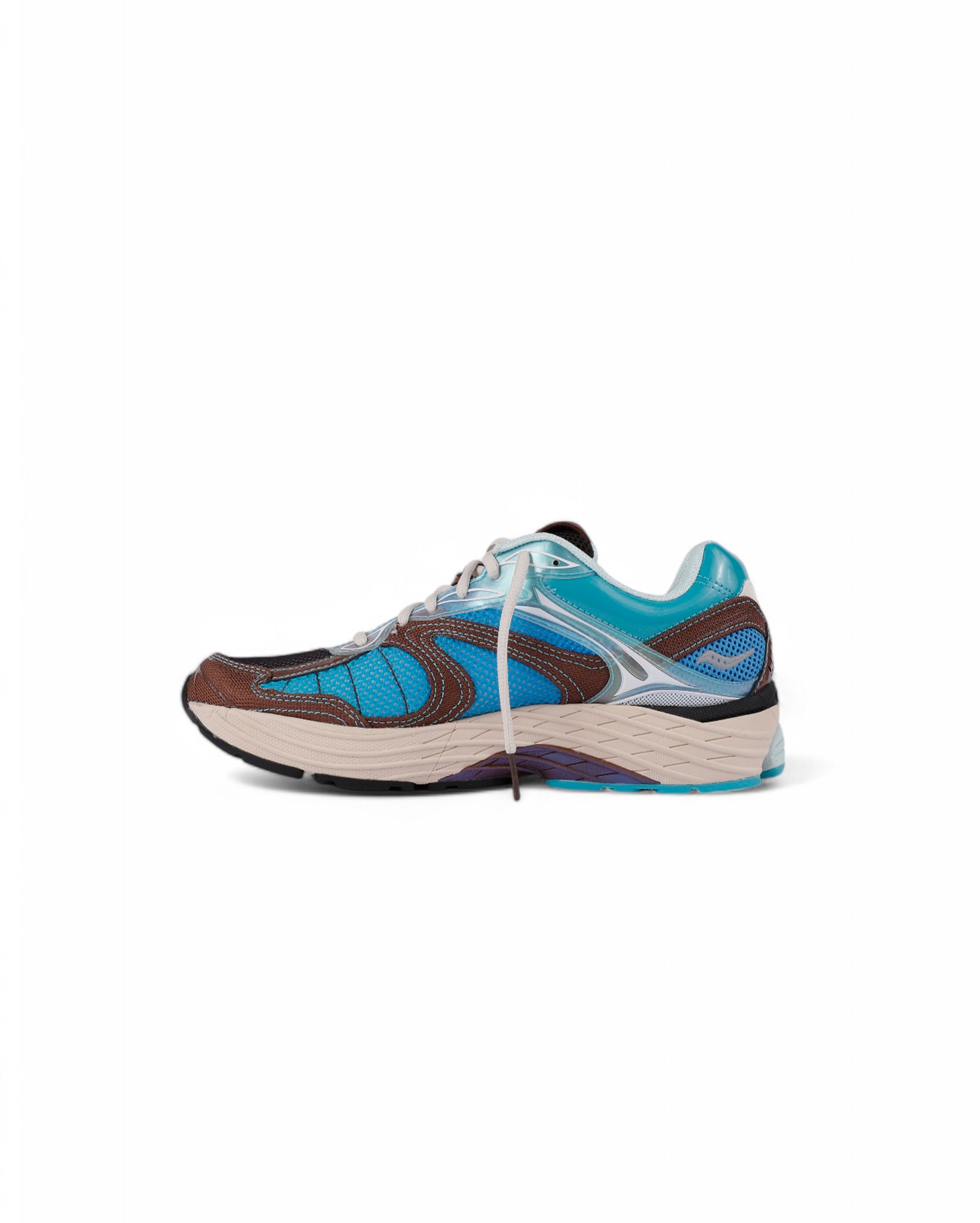 Saucony-X Footpatrol Progrid Omni 9 Blue Brown-Starcowparis