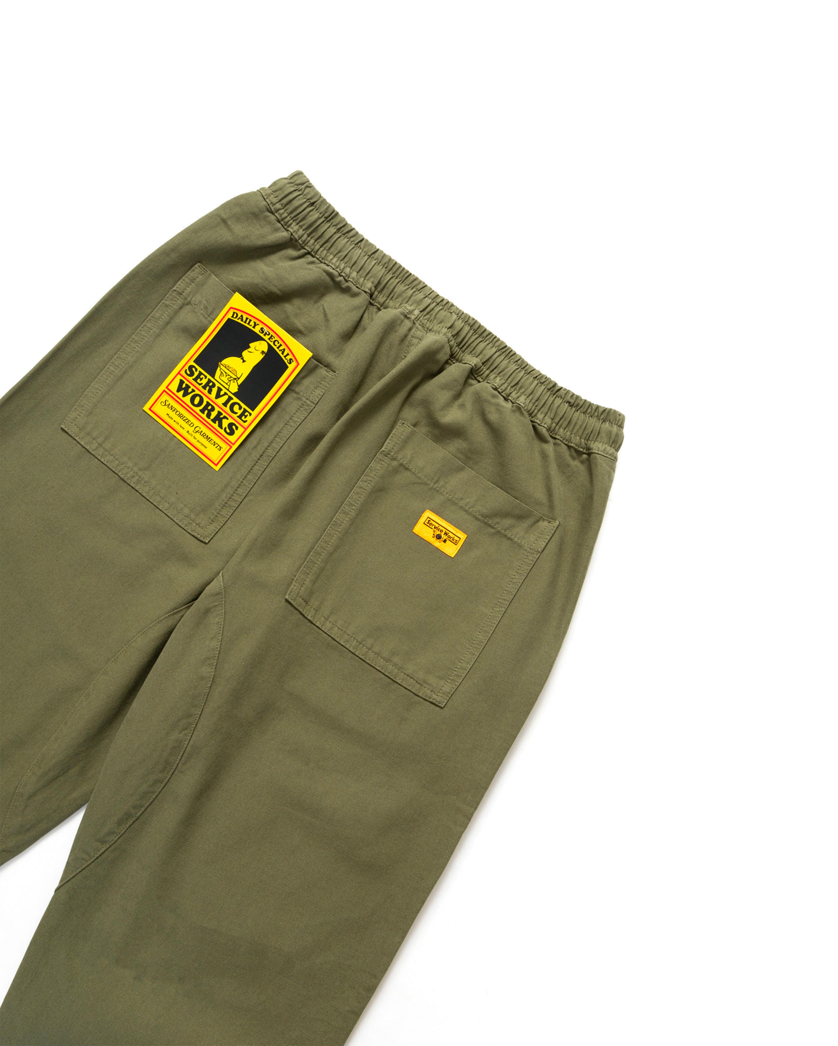 Service Works-Canvas Chef Pant Olive-Starcowparis