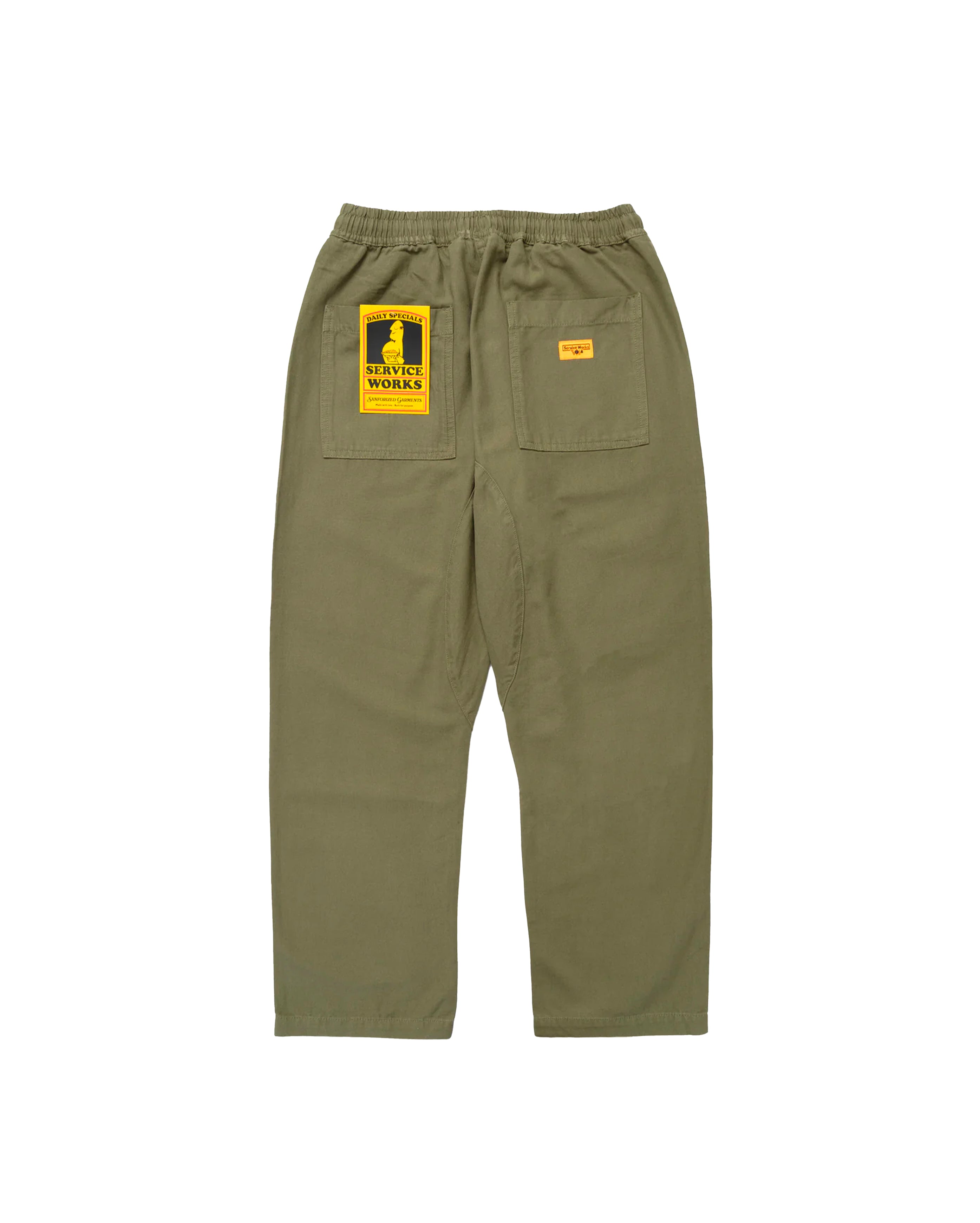 Service Works-Canvas Chef Pant Olive-Starcowparis