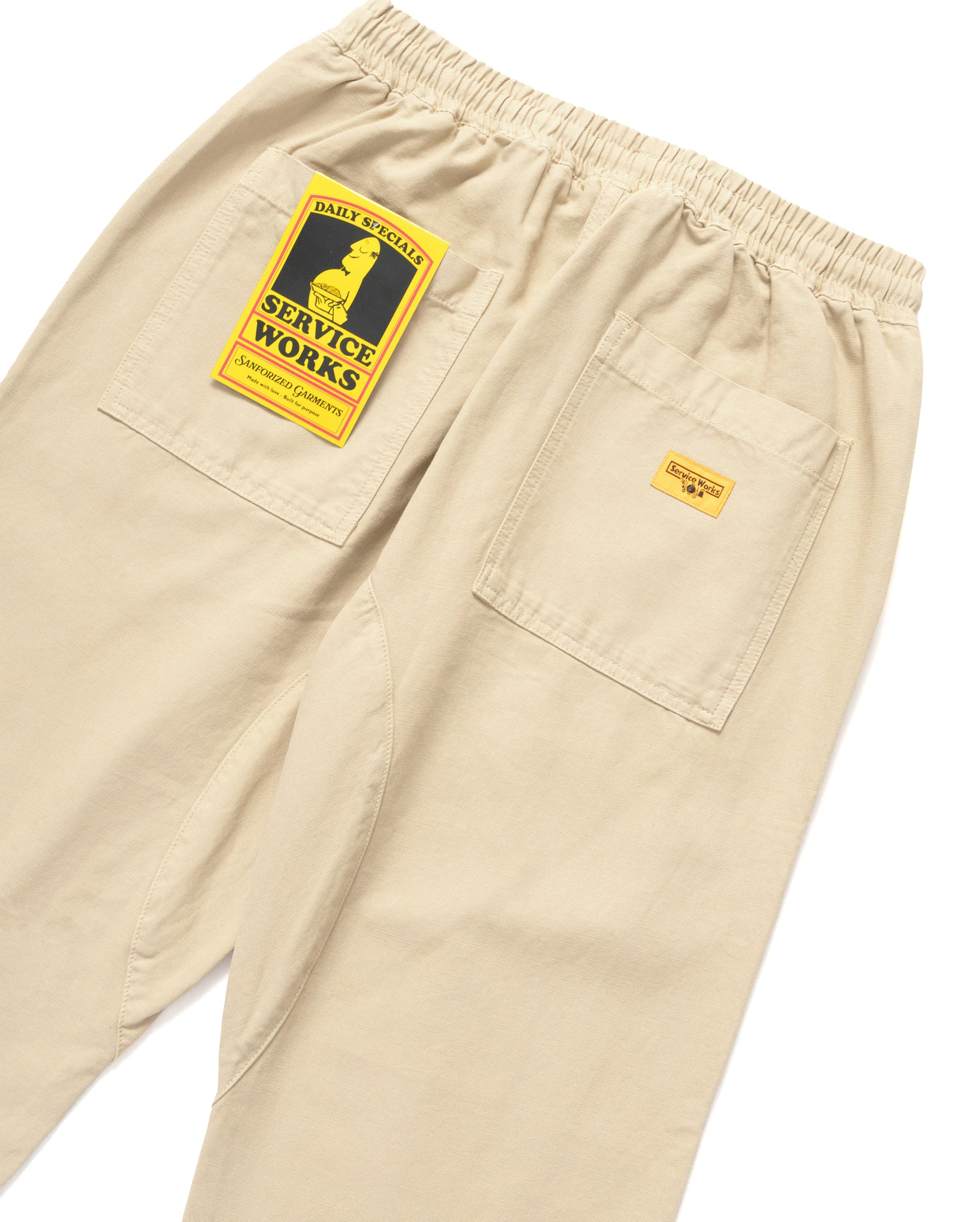 Classic Chef Pant Pale Khaki