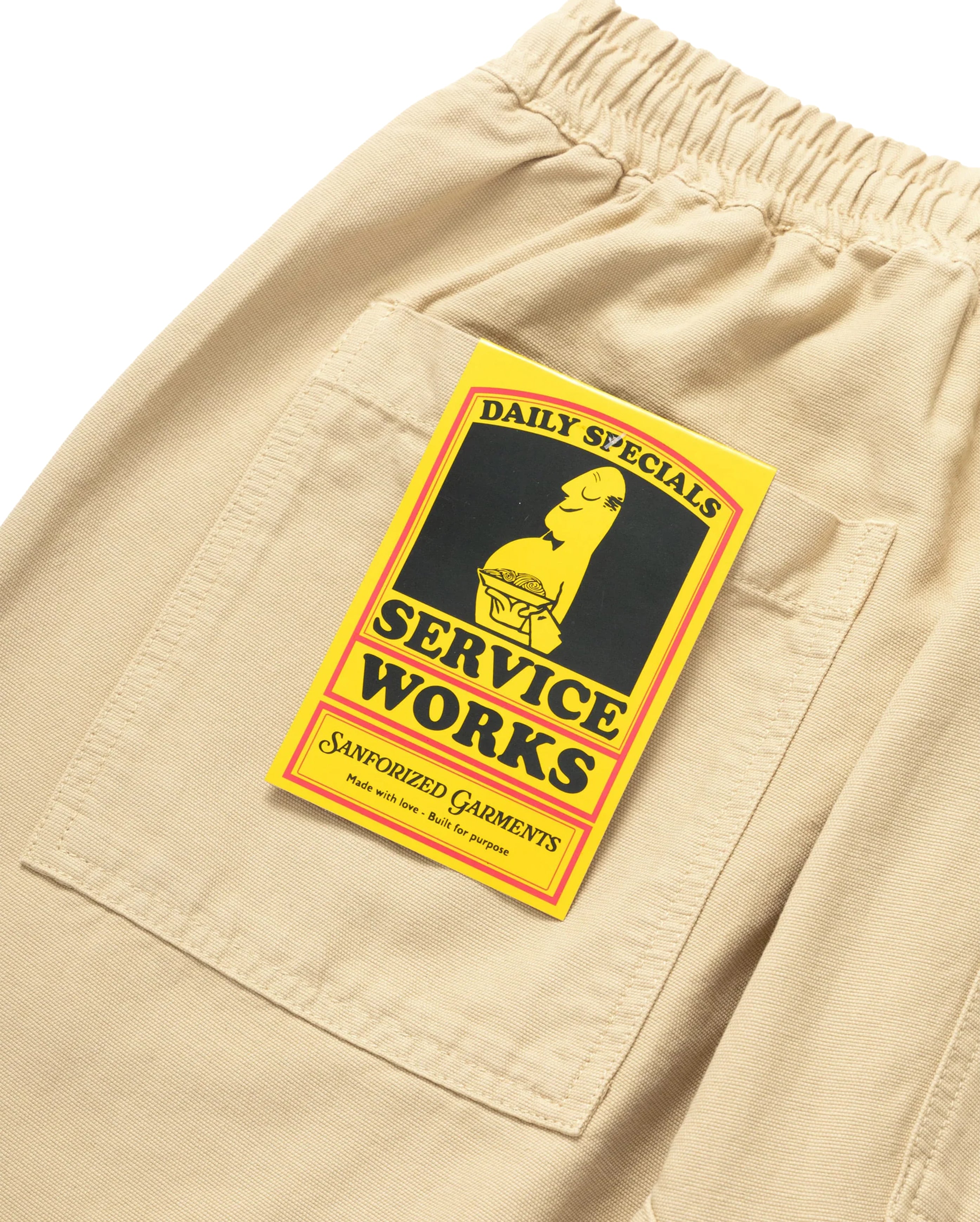 Classic Chef Pant Pale Khaki