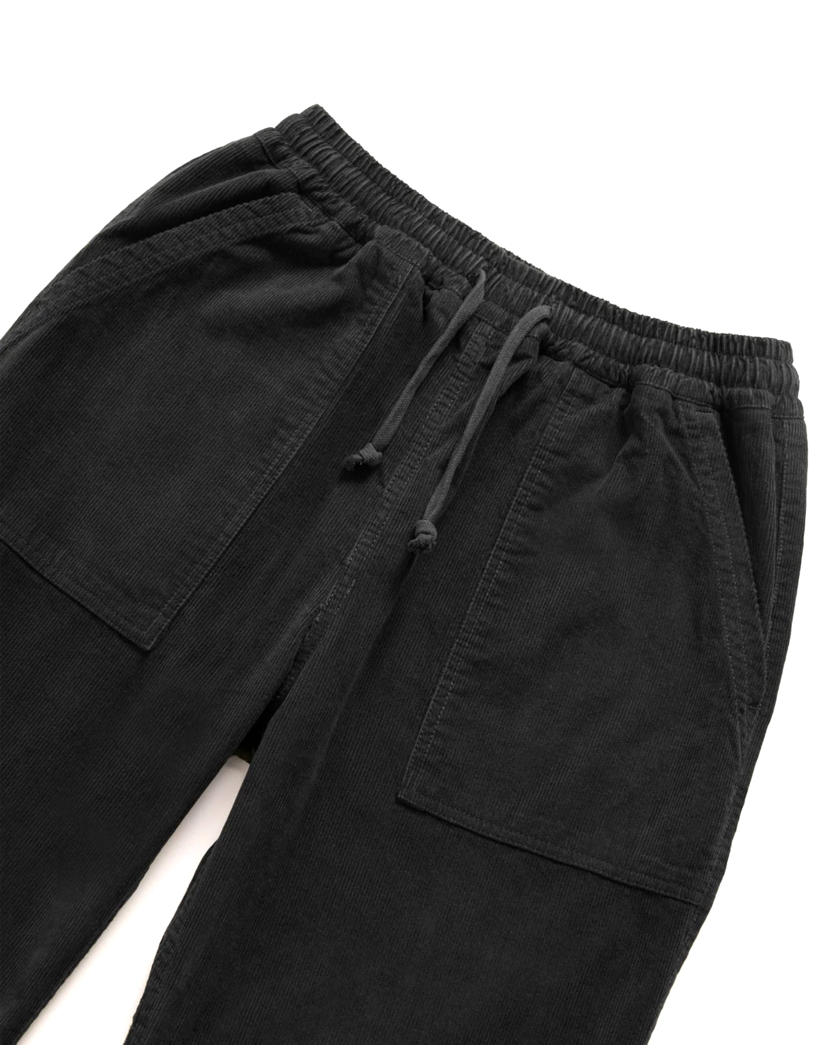 Corduroy Chef Pant Black