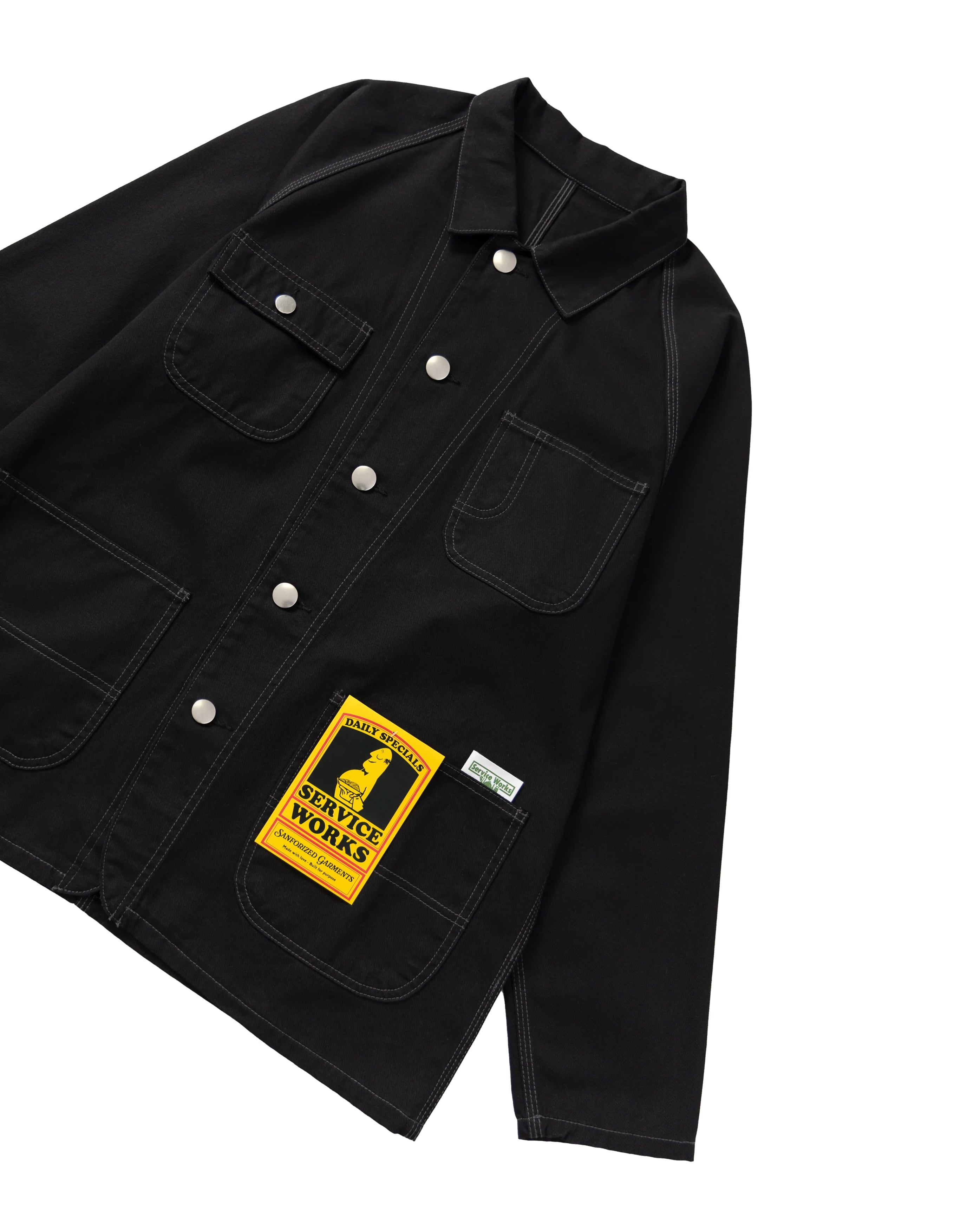 Service Works-Drill Coverall 2.0 Jacket Black-Starcowparis