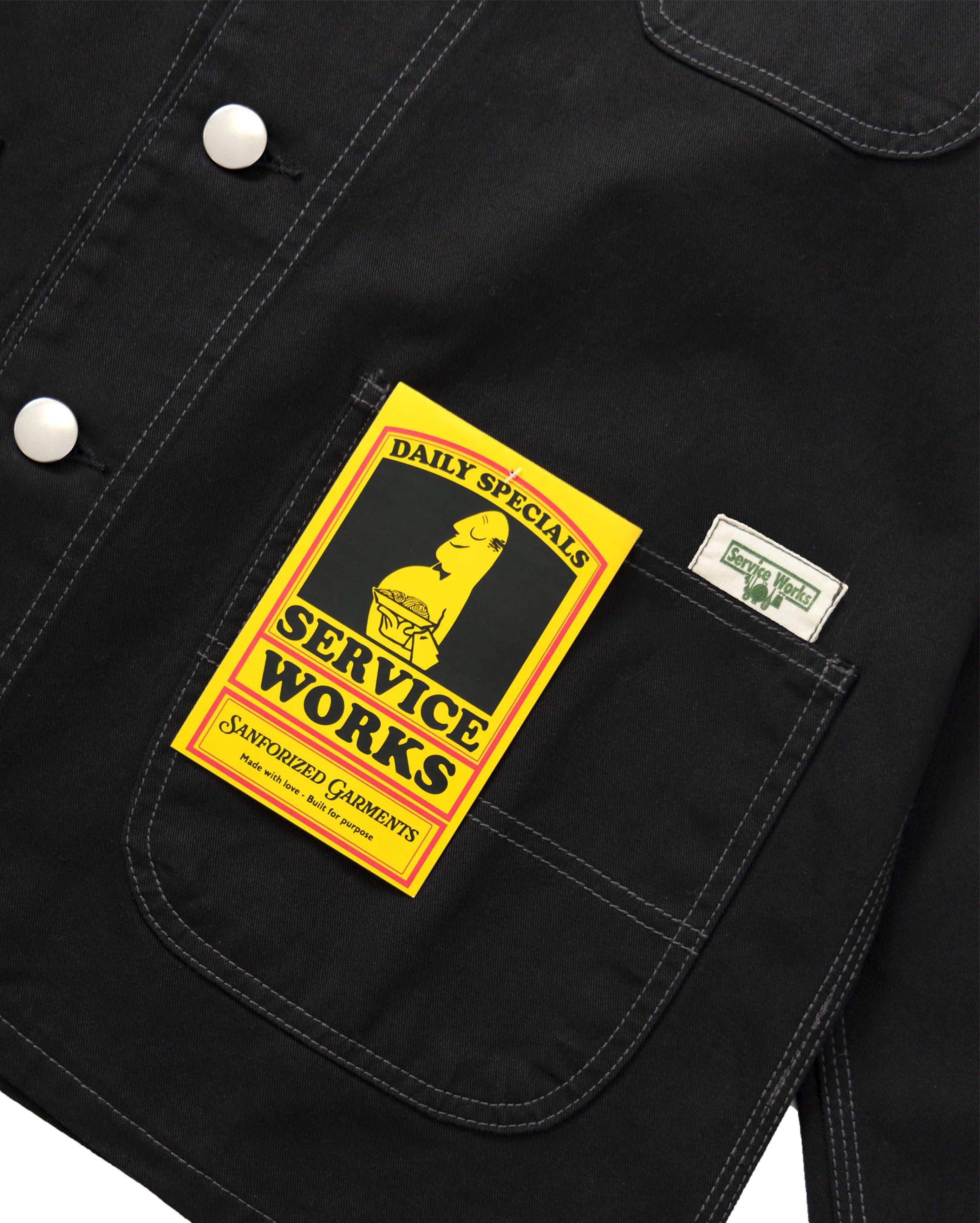 Service Works-Drill Coverall 2.0 Jacket Black-Starcowparis