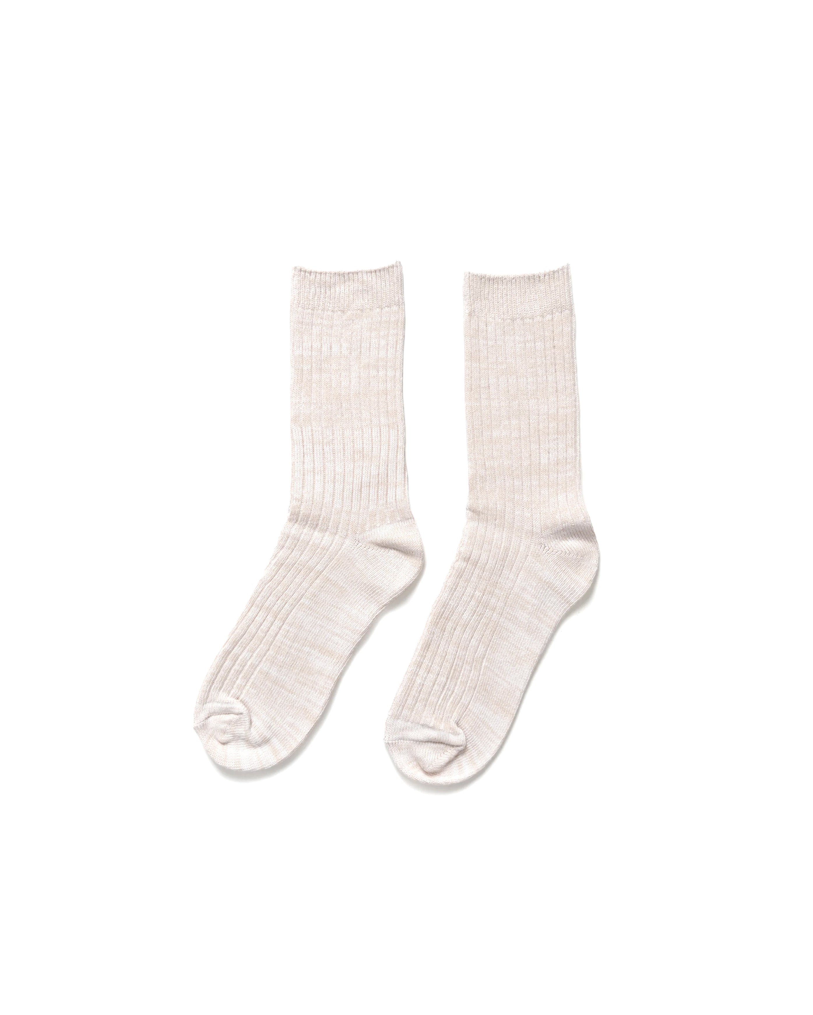 Gardener's Flecked Socks Beige - Starcowparis - 2