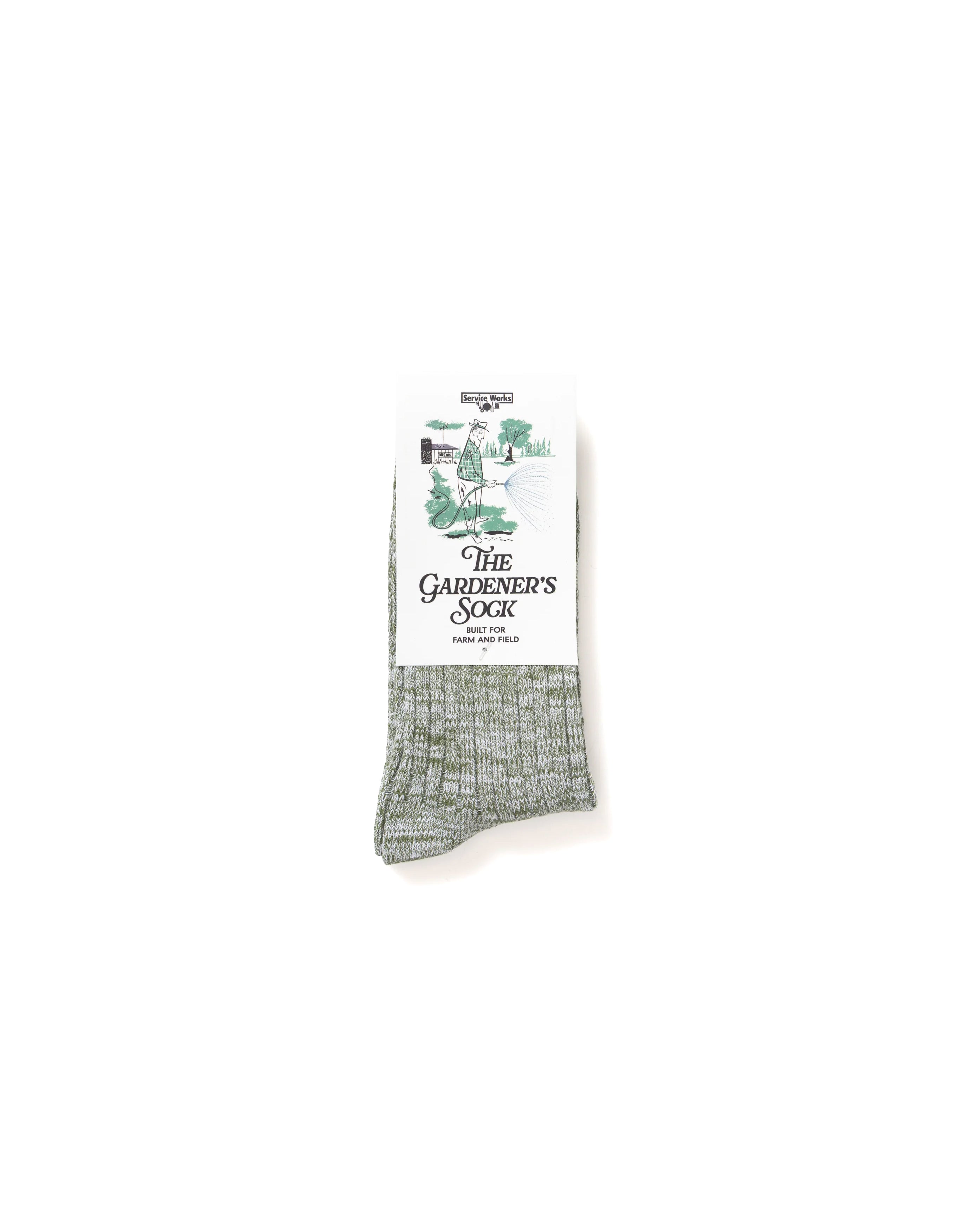 Gardener's Flecked Socks Green - Starcowparis - 1
