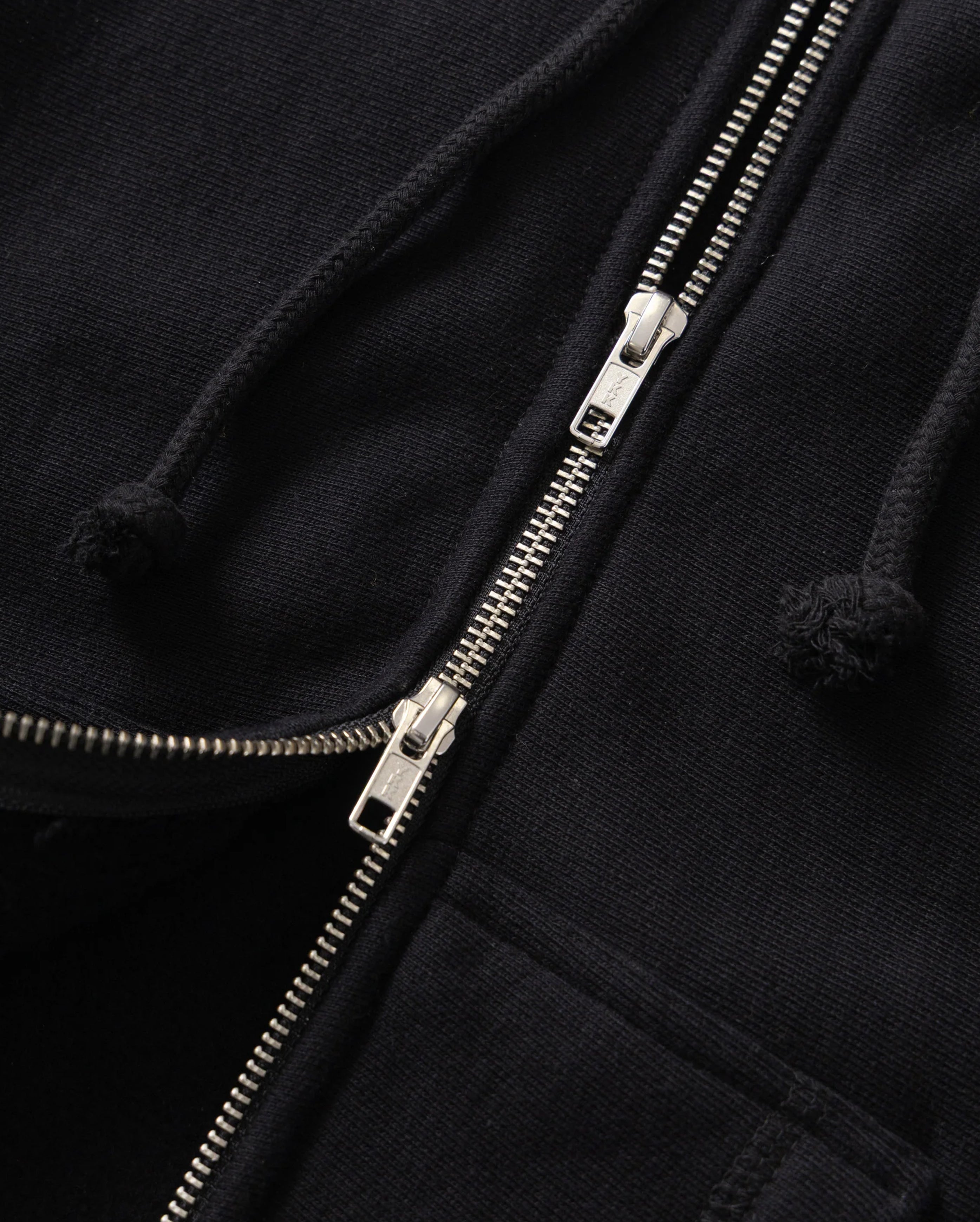 Martini Zipper Hoodie Black