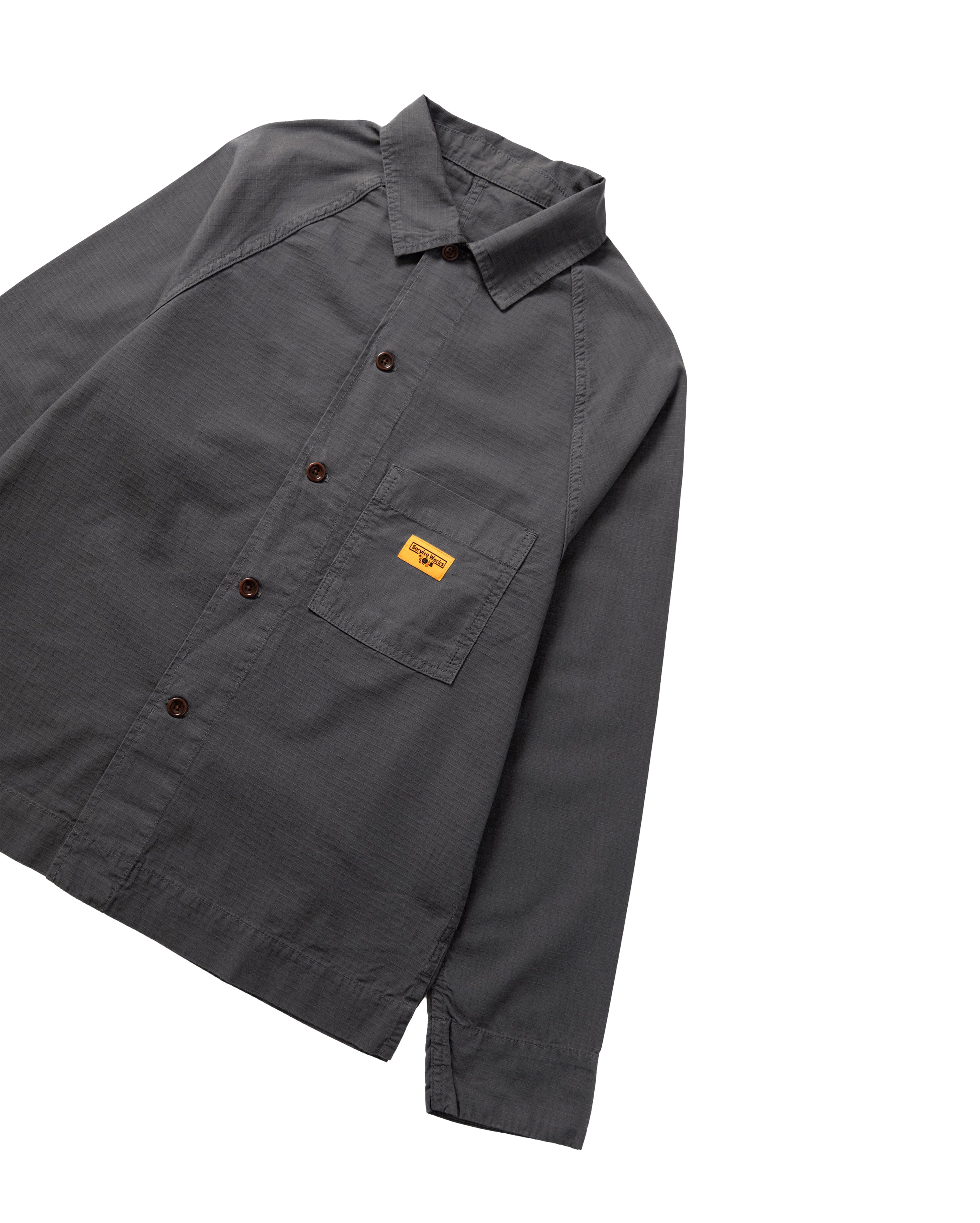 Service Works-Ripstop FOH Jacket Washed Black-Starcowparis