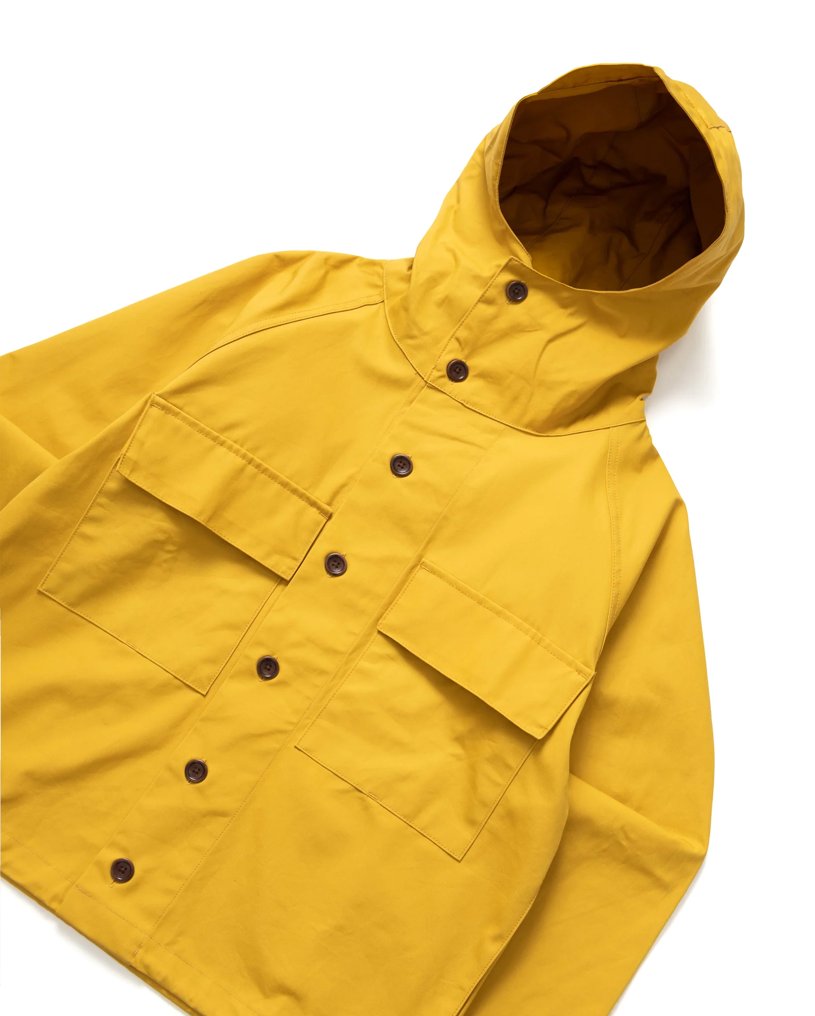 Waxed Cotton Allotment Parka Ochre