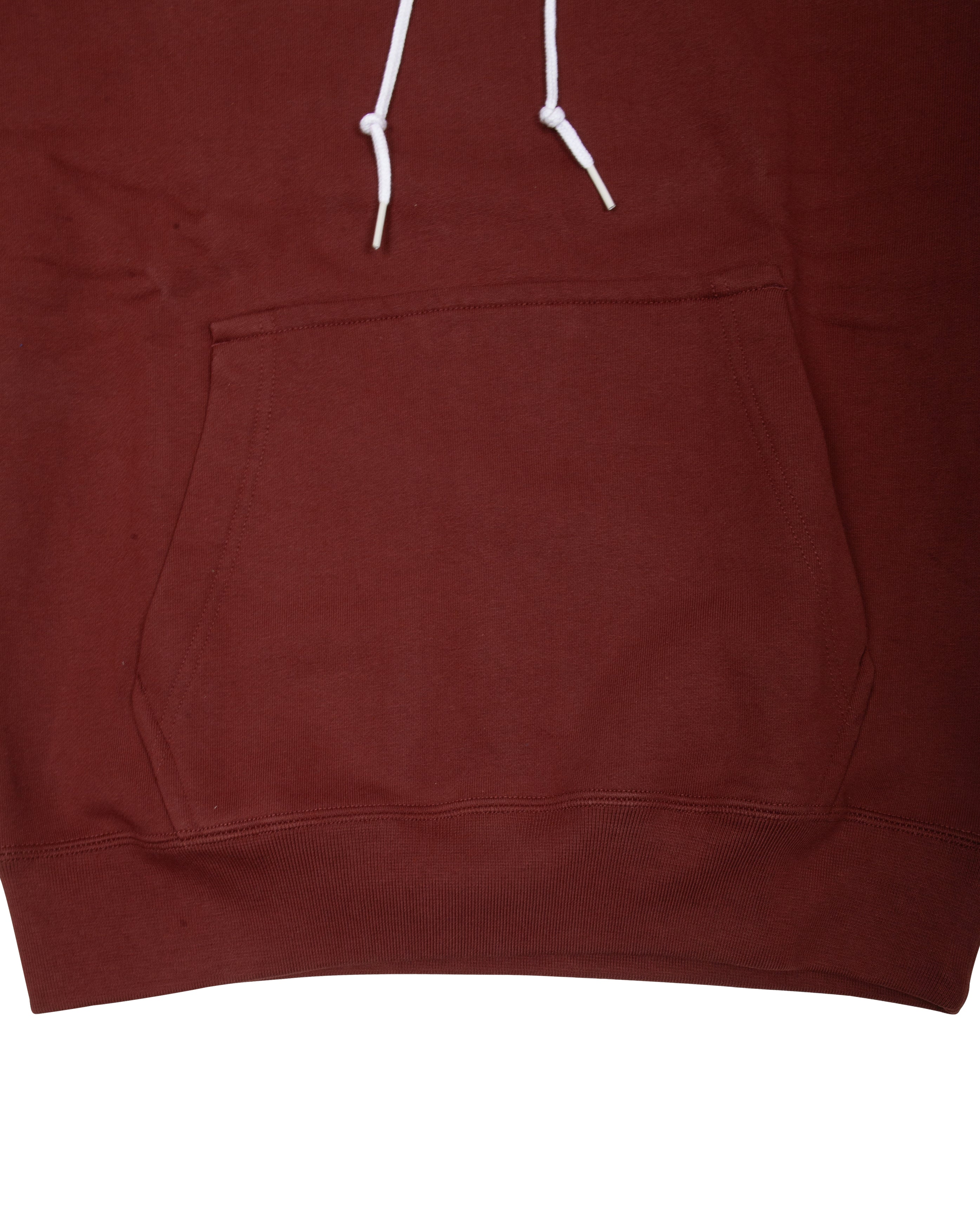 Solo Swoosh Fleece Hoodie Dark Pony White - Starcowparis