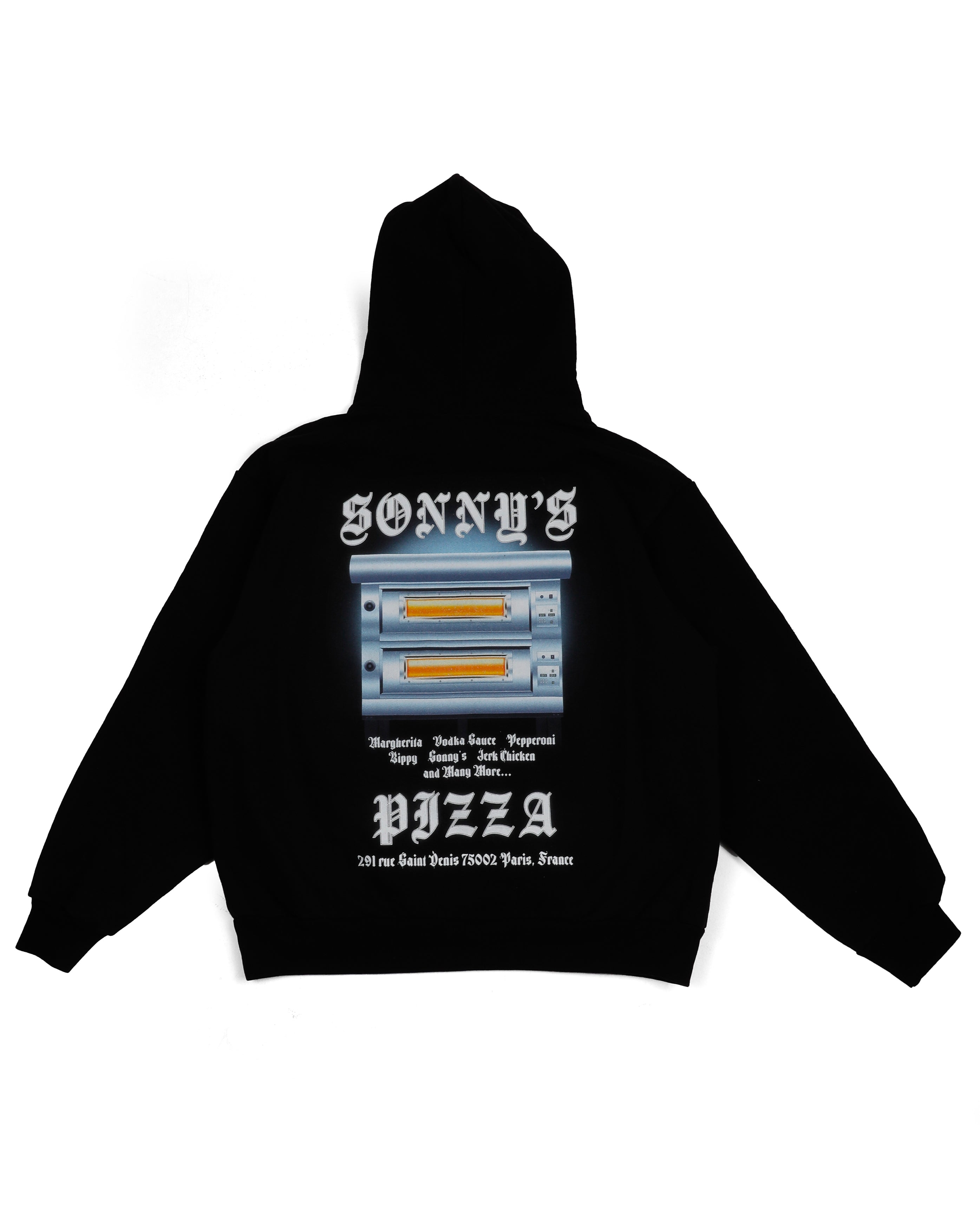 Sonny's Pizza-Hoodie Oven Black-Starcowparis - Starcowparis - 2