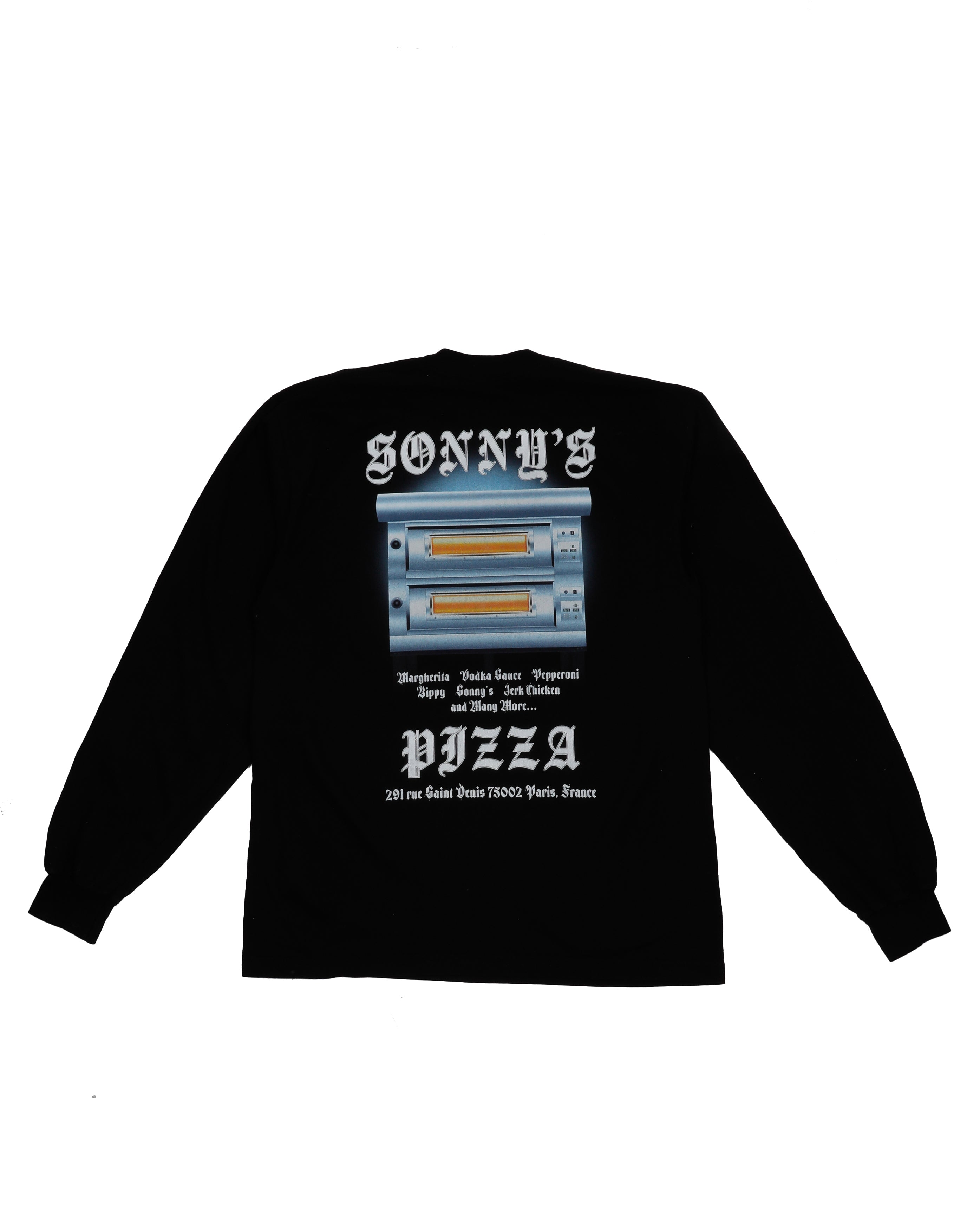 Sonny's Pizza-Long Sleeve Oven Black-Starcowparis - Starcowparis - 2