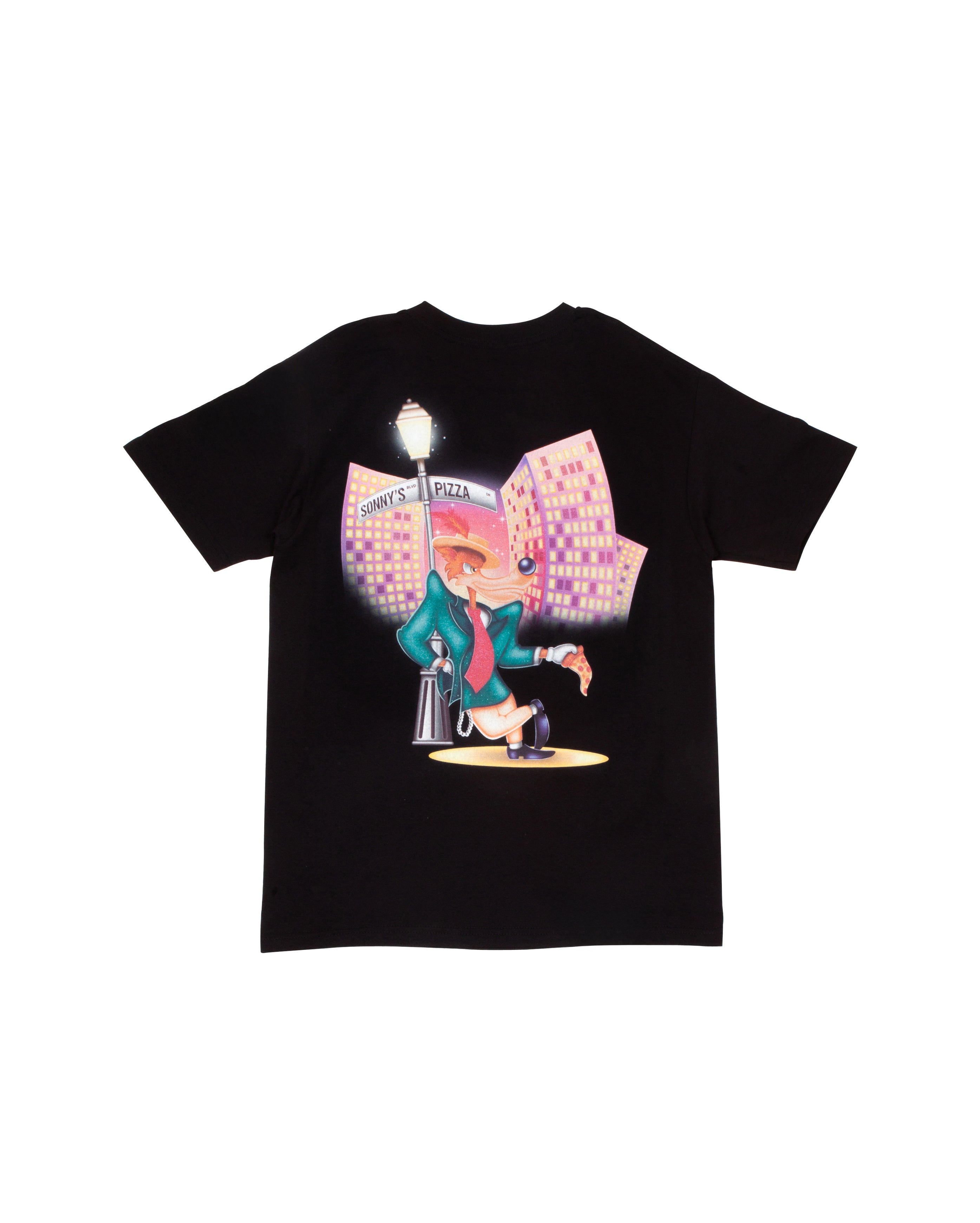 Sonny's Pizza-Tee-Shirt WOLF Black-Starcowparis - Starcowparis - 1