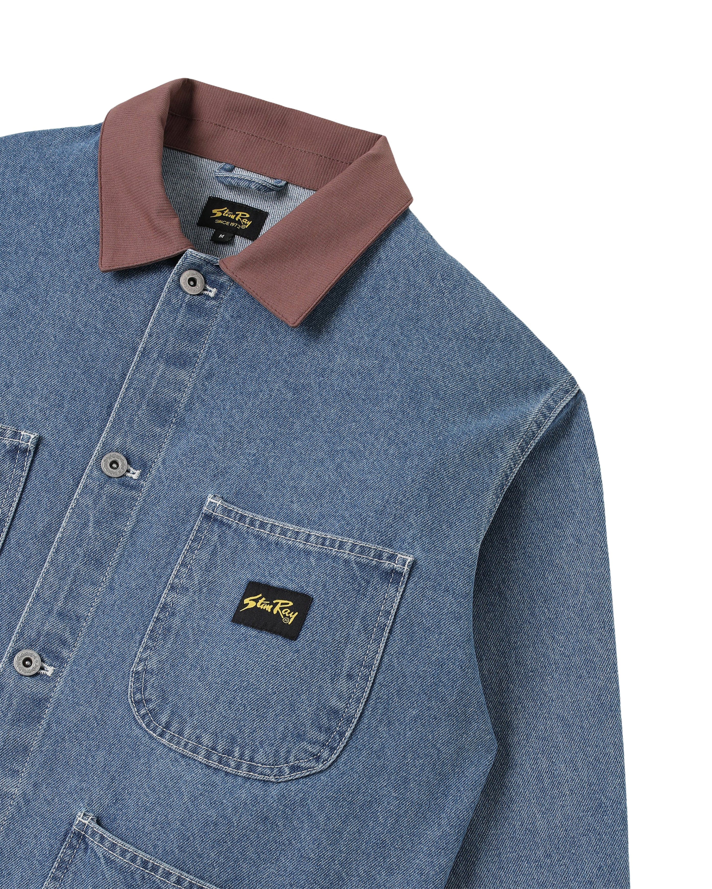 Coverall Jacket 70s Stone Denim - Starcowparis - 3