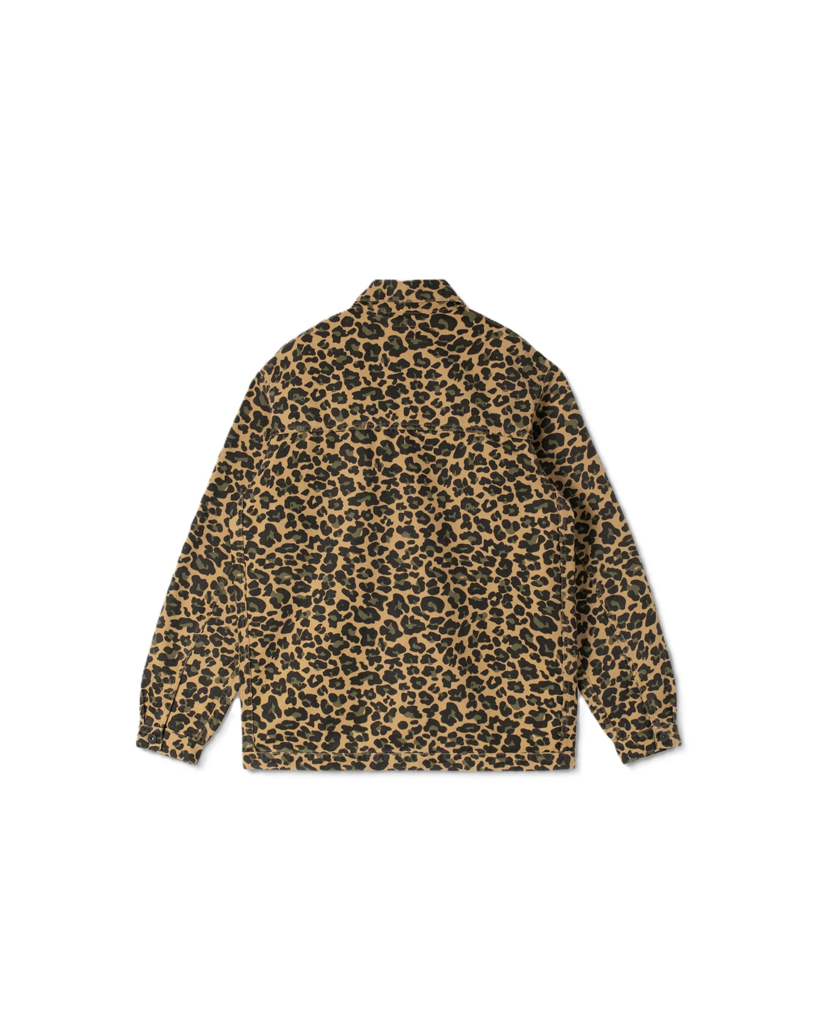 Coverall Jacket Washed Leopard Camo Duck - Starcowparis - 2