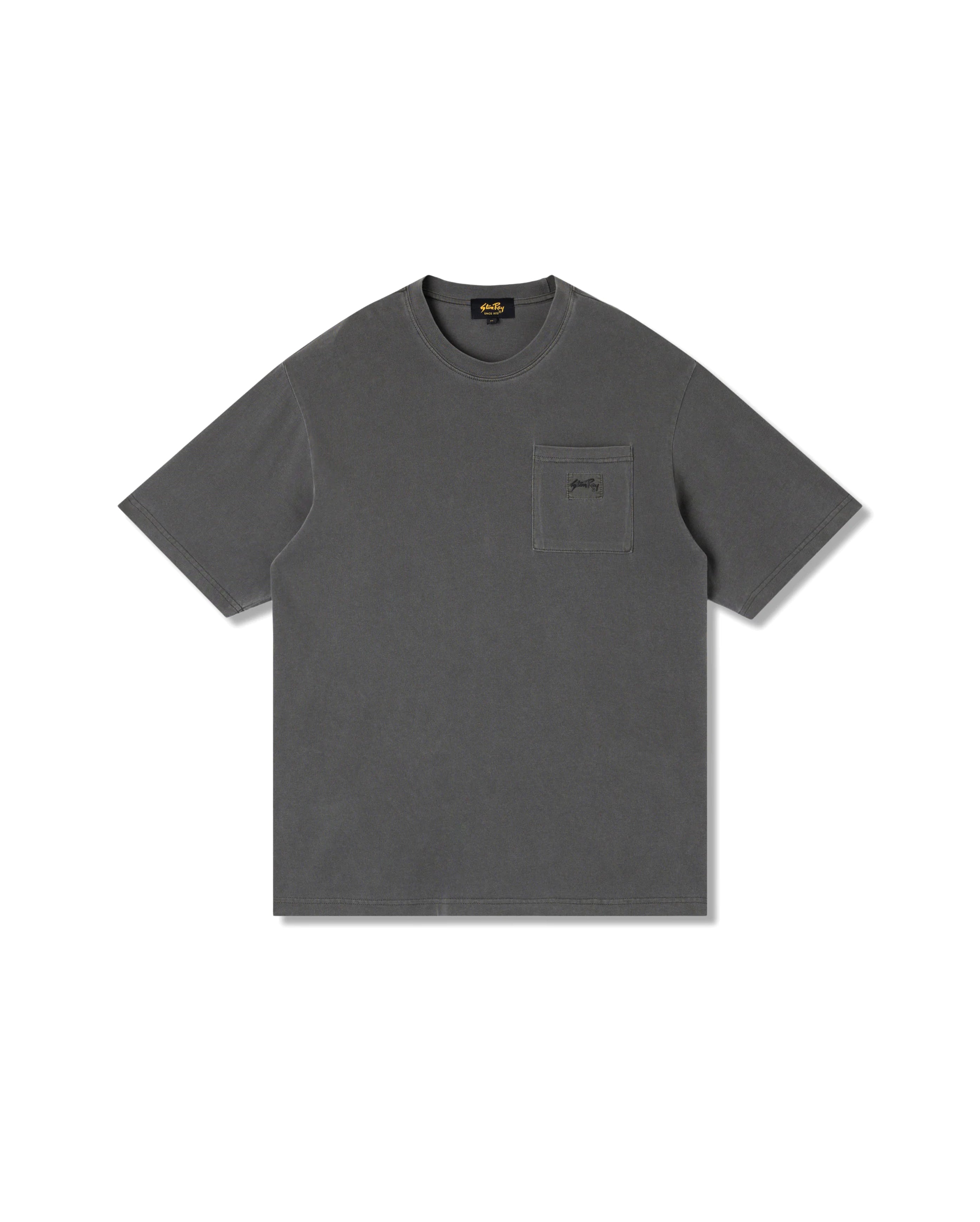 Patch Pocket Tee Washed Black