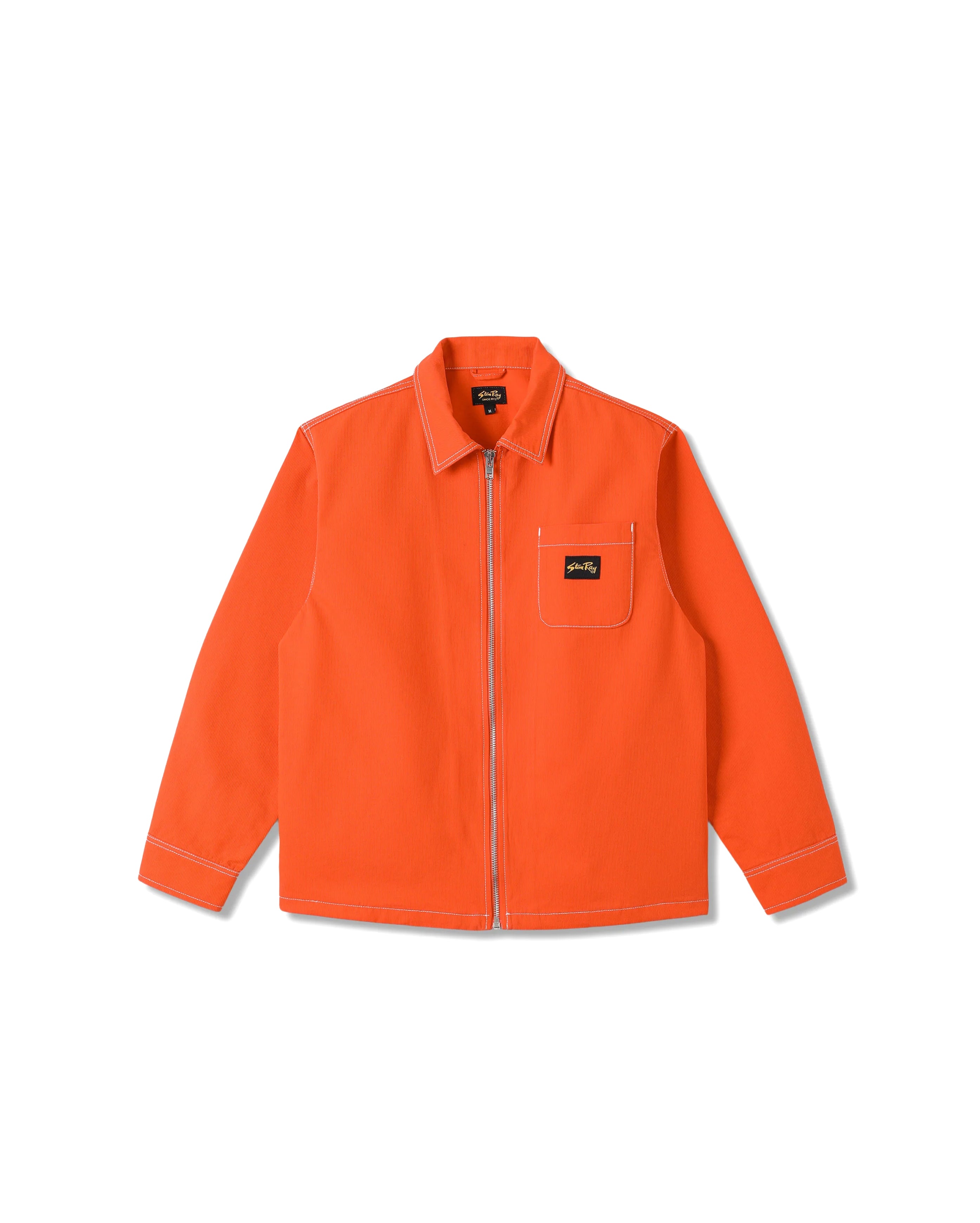 Zip Shirt Faded Red Bedford - Starcowparis - 1