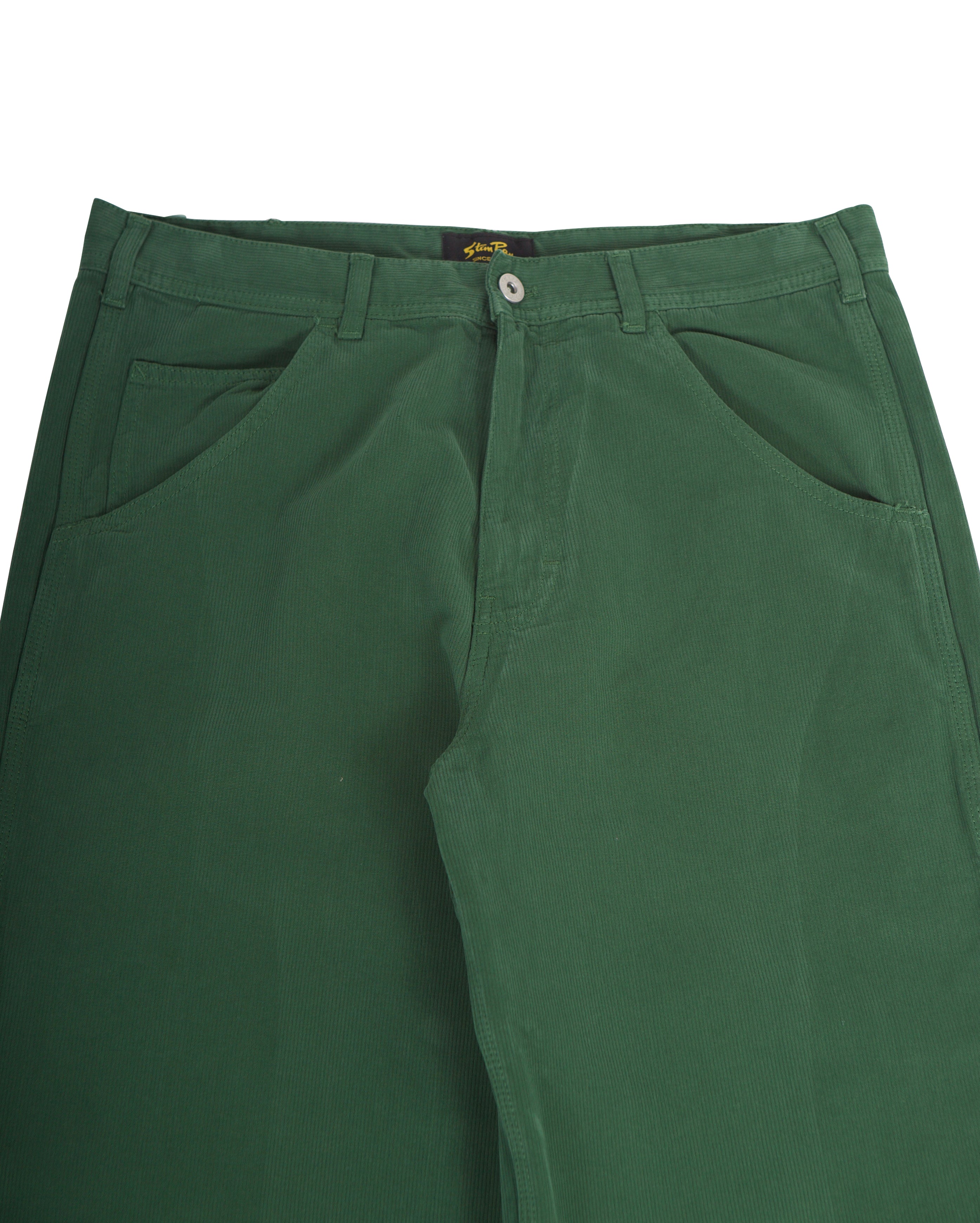 Big Job Painter Racing Pant Green Bedford Cord - Starcowparis - Starcowparis - 2