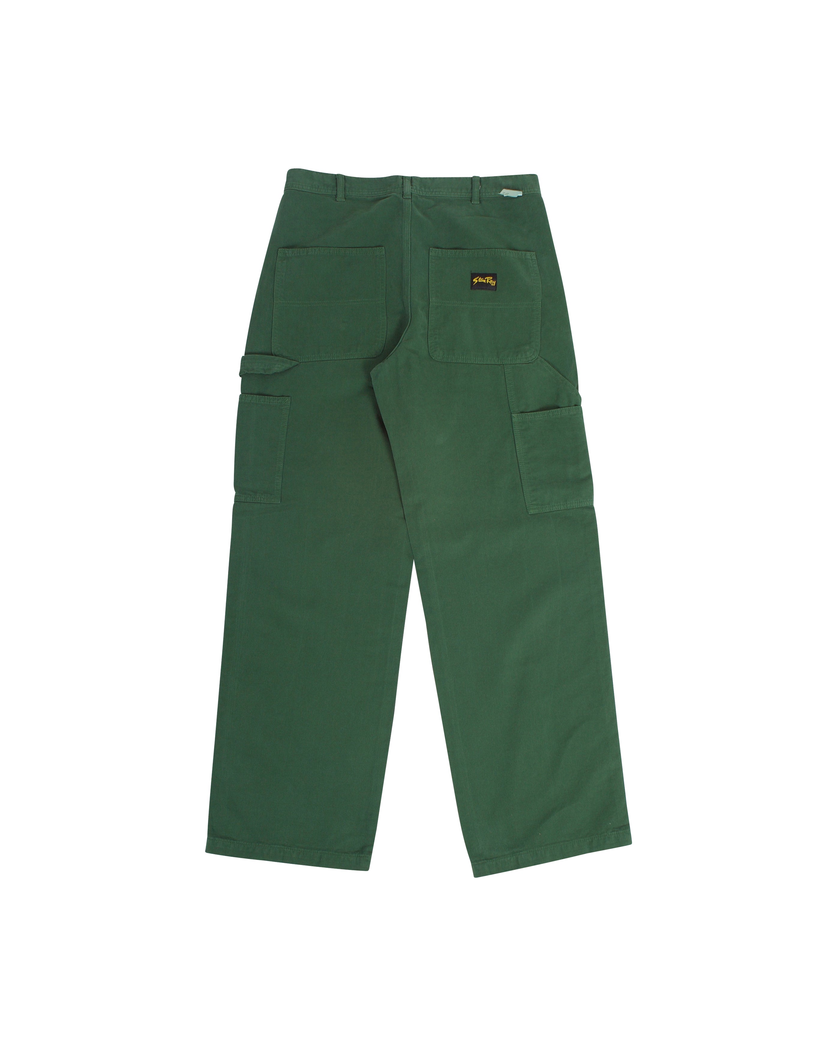 Big Job Painter Racing Pant Green Bedford Cord - Starcowparis