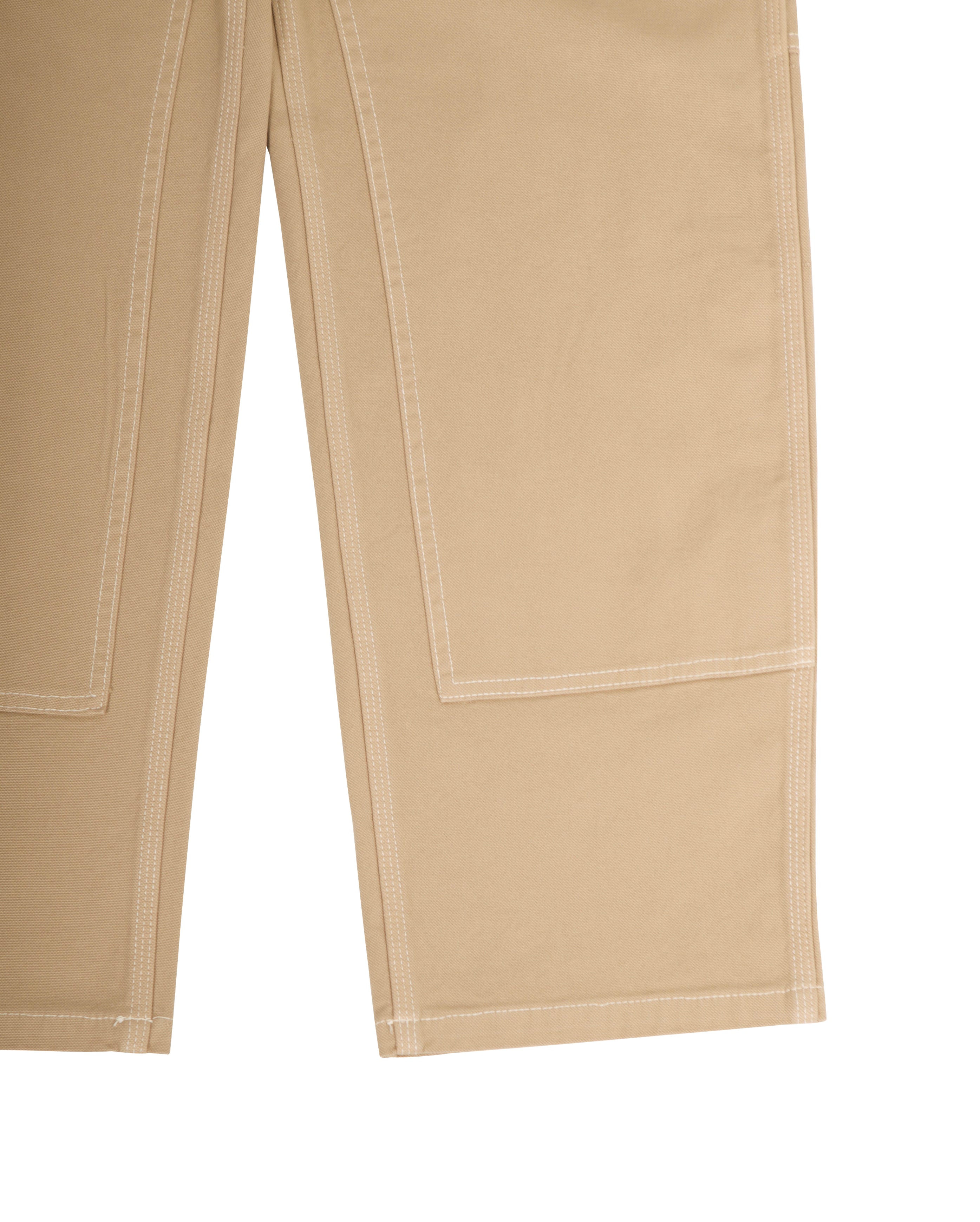 Double Knee Pants Antique Khaki Duck - Starcowparis