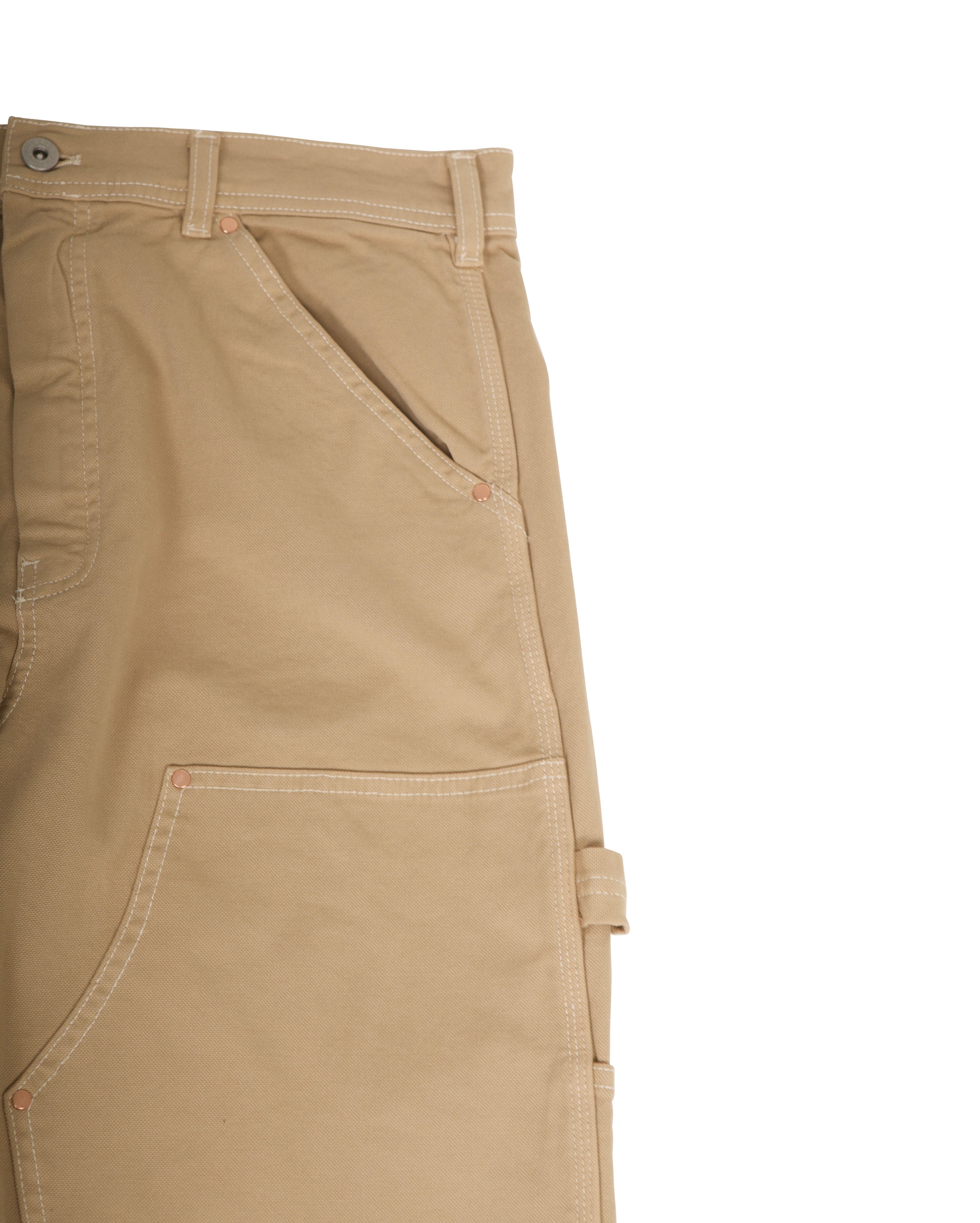 Double Knee Pants Antique Khaki Duck - Starcowparis