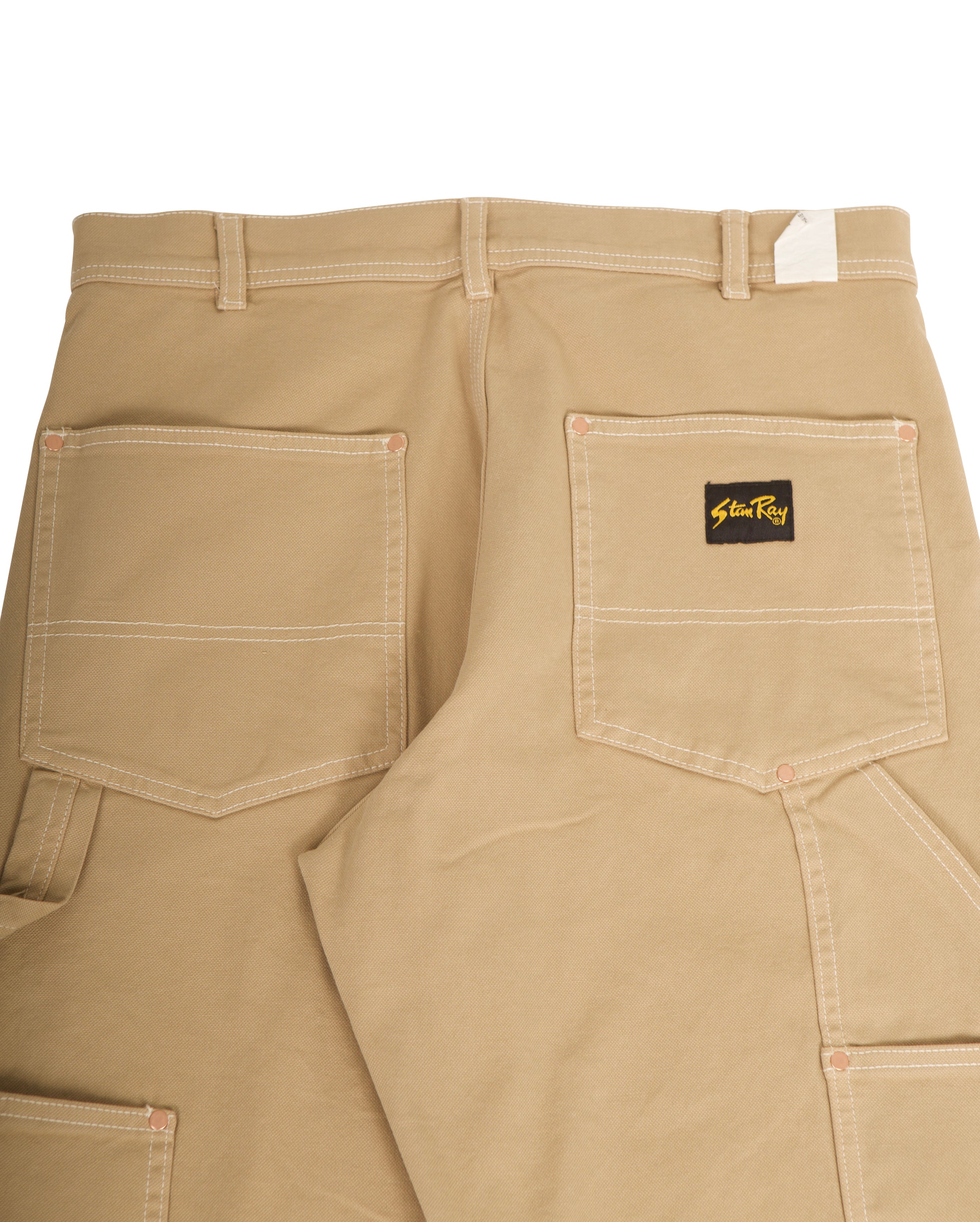 Double Knee Pants Antique Khaki Duck - Starcowparis