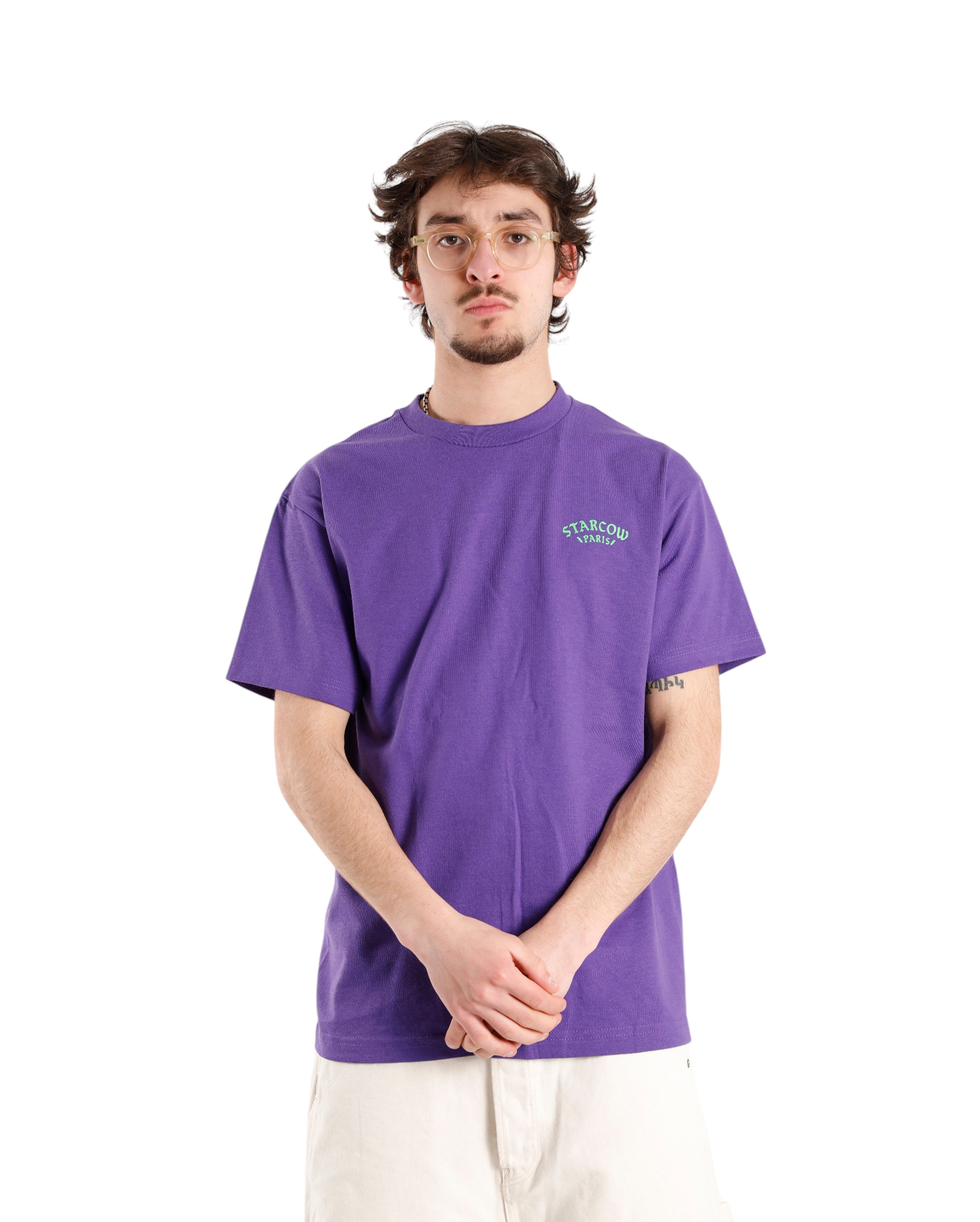 96 Tee Purple Green Neon