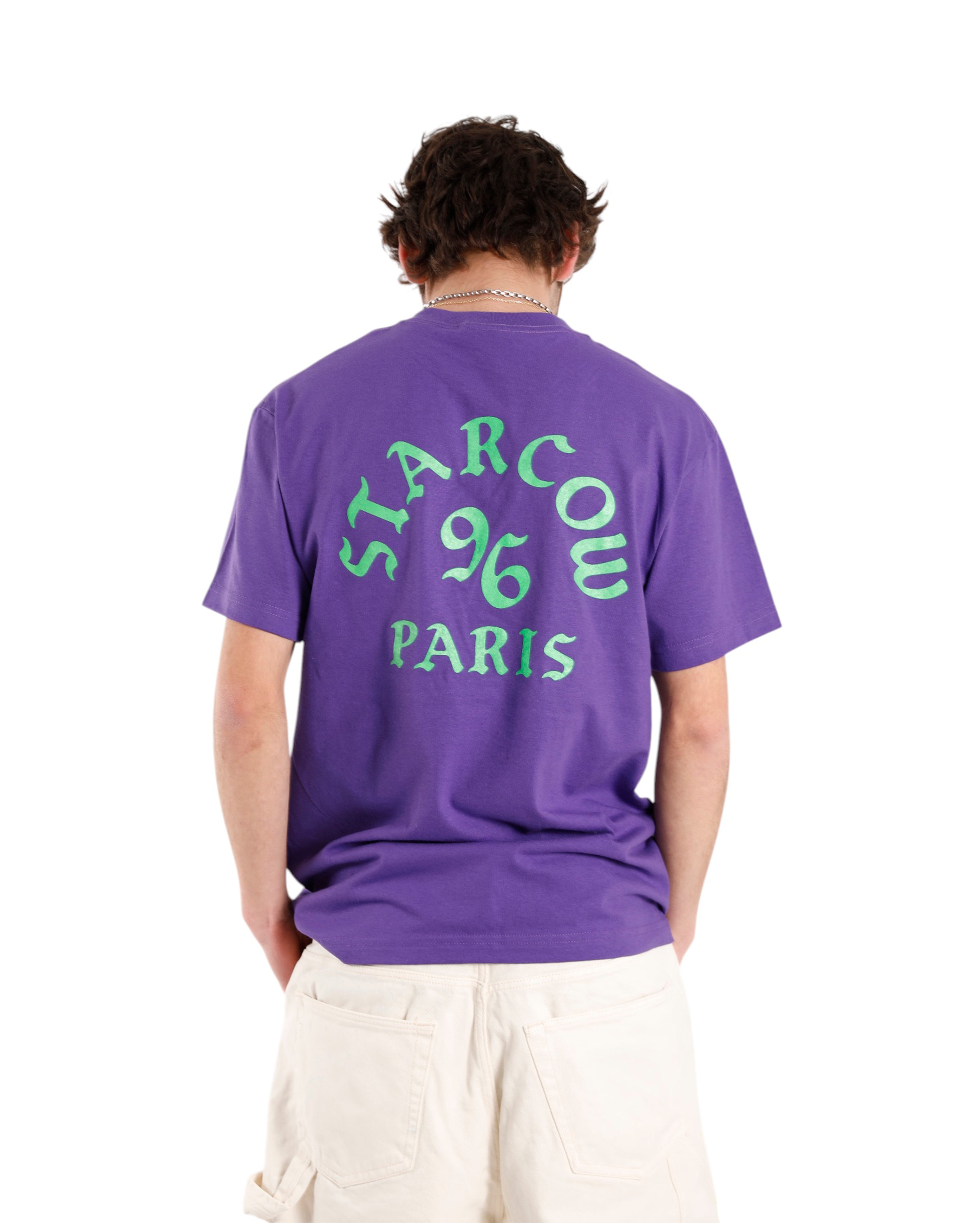 96 Tee Purple Green Neon