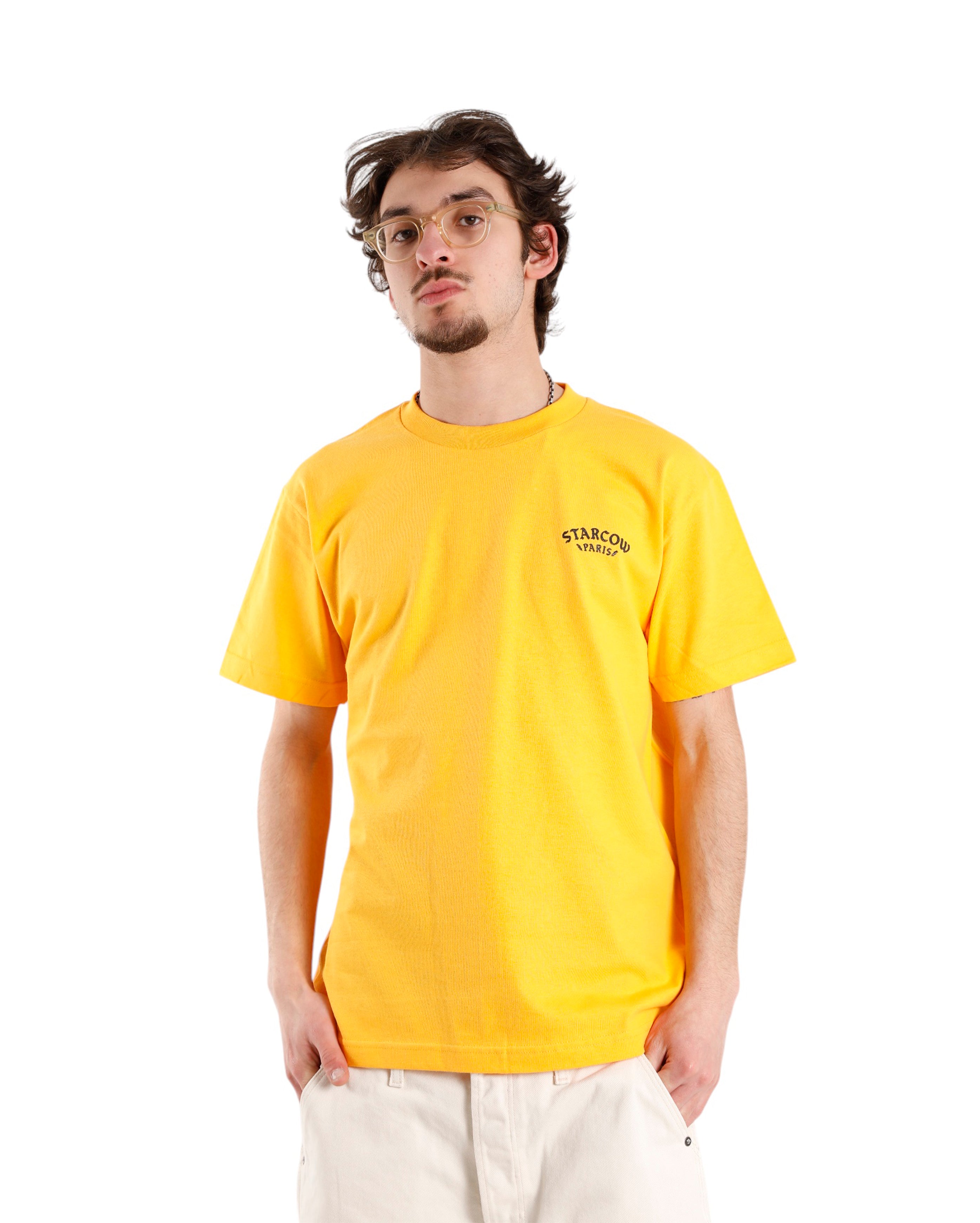 Starcow-96 Tee Yellow Black-Starcowparis