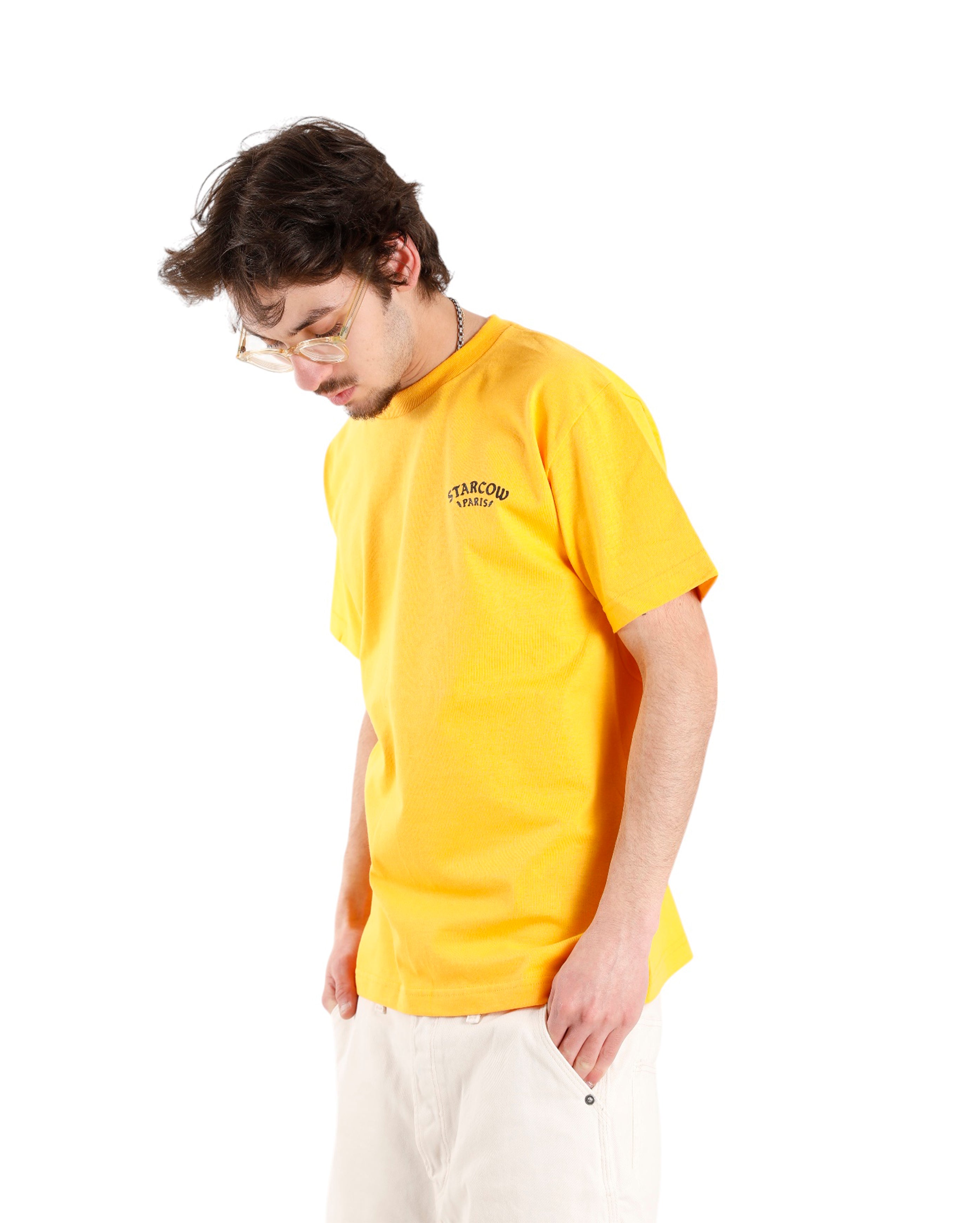 Starcow-96 Tee Yellow Black-Starcowparis