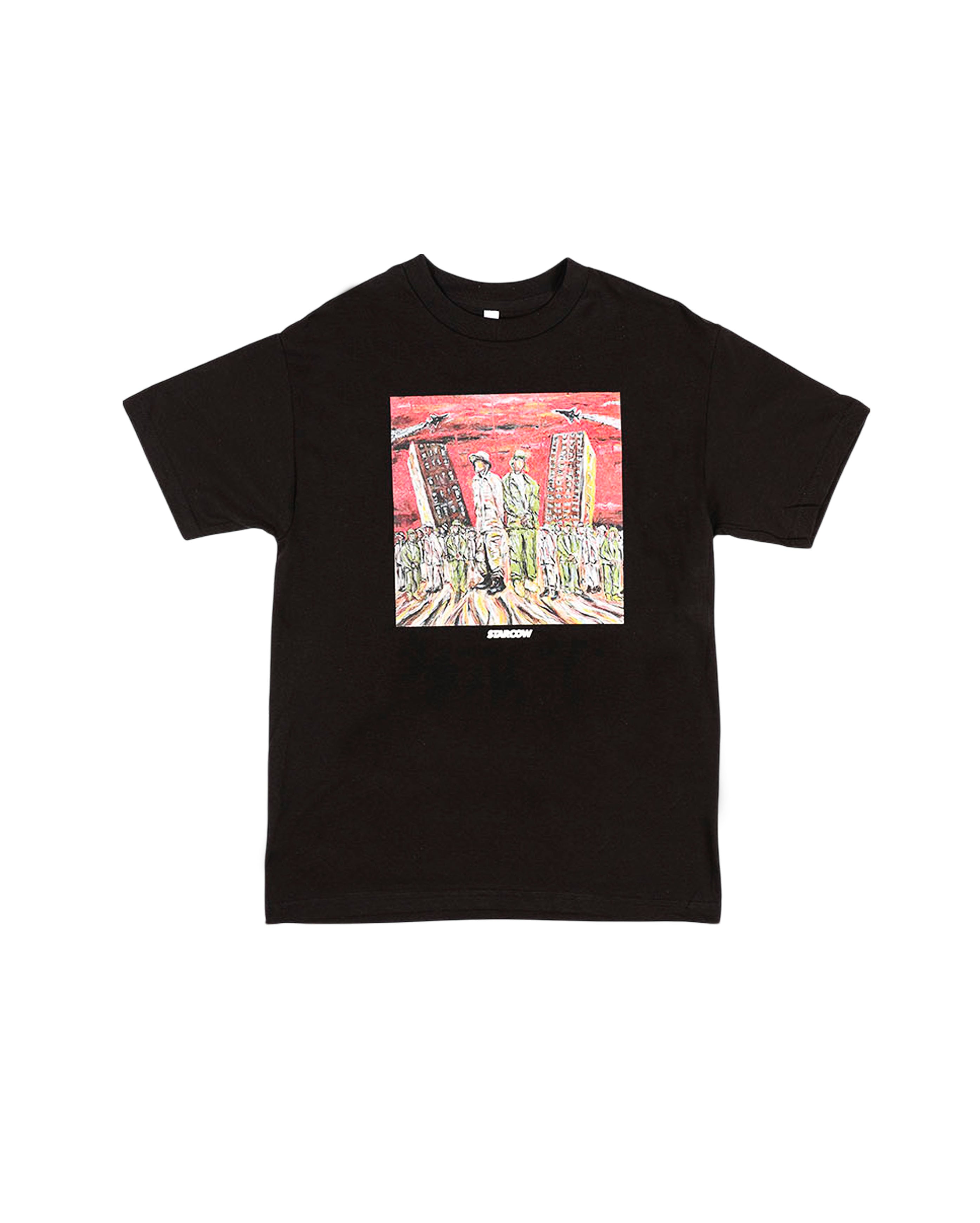 Starcow-Starcow CNN x Squatdeadface Tee Black-Starcowparis