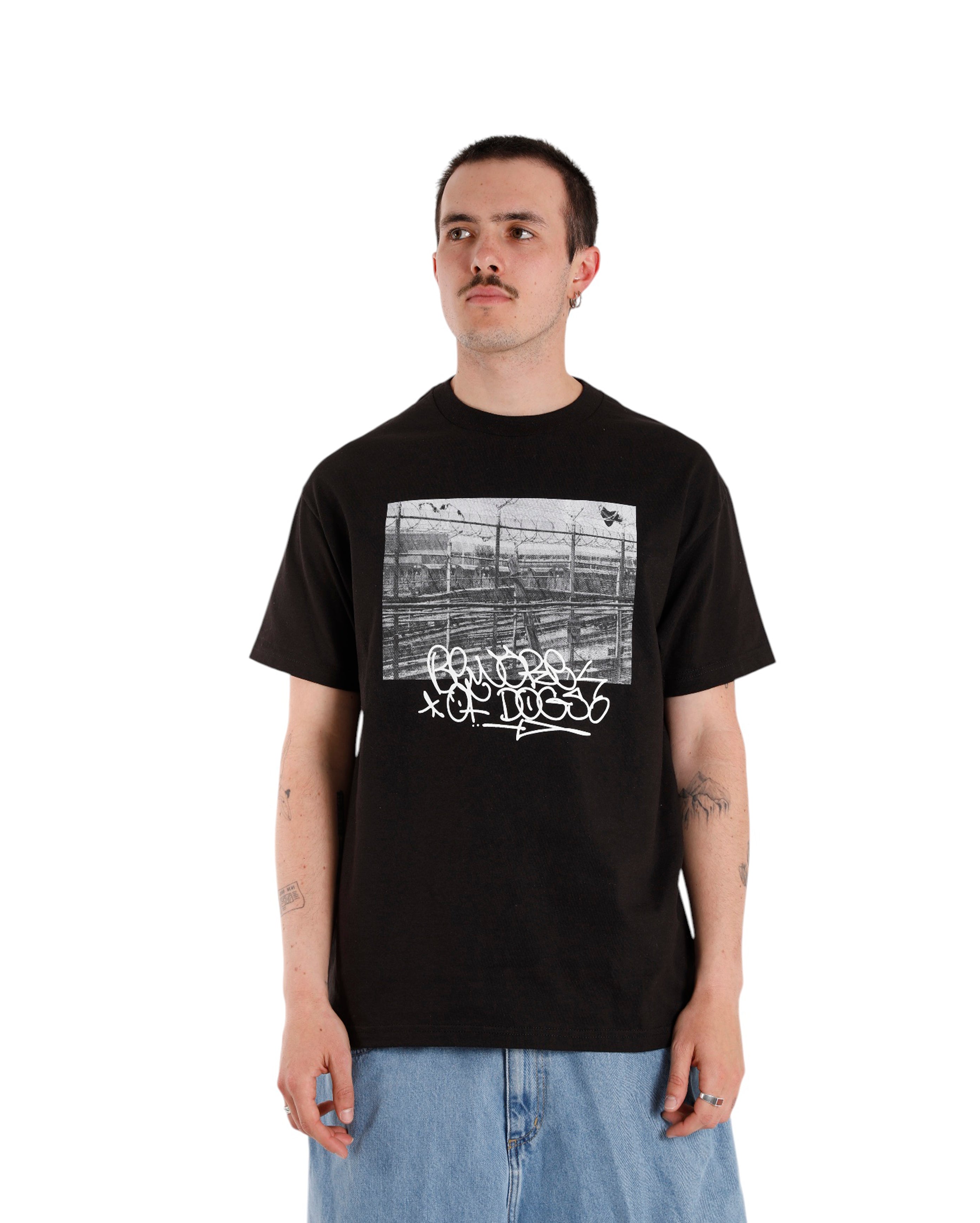 Starcow-Tee Beware The Dogs Black-Starcowparis - Starcowparis - 1