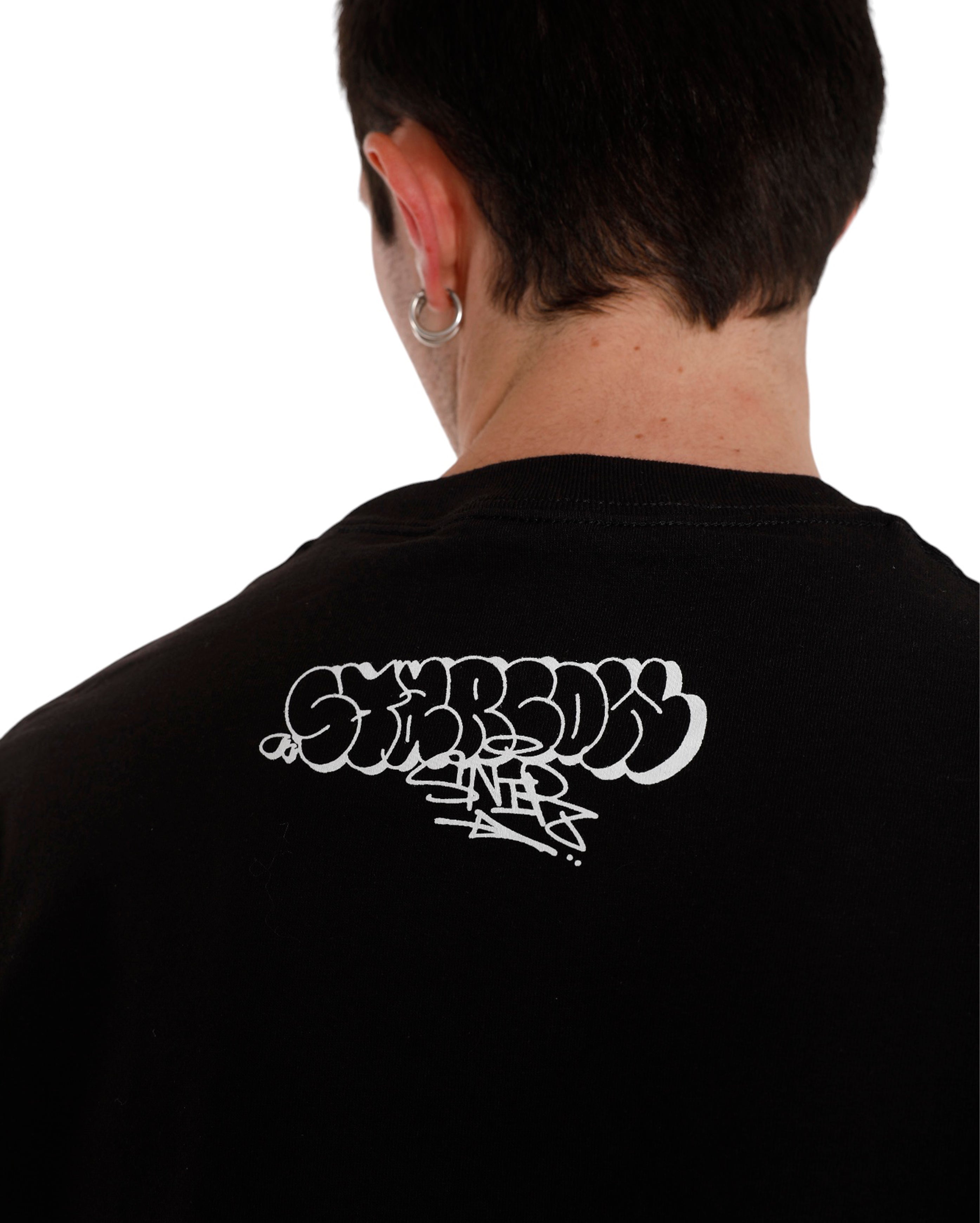Vorsicht vor den Hunden Schwarzes T-Shirt