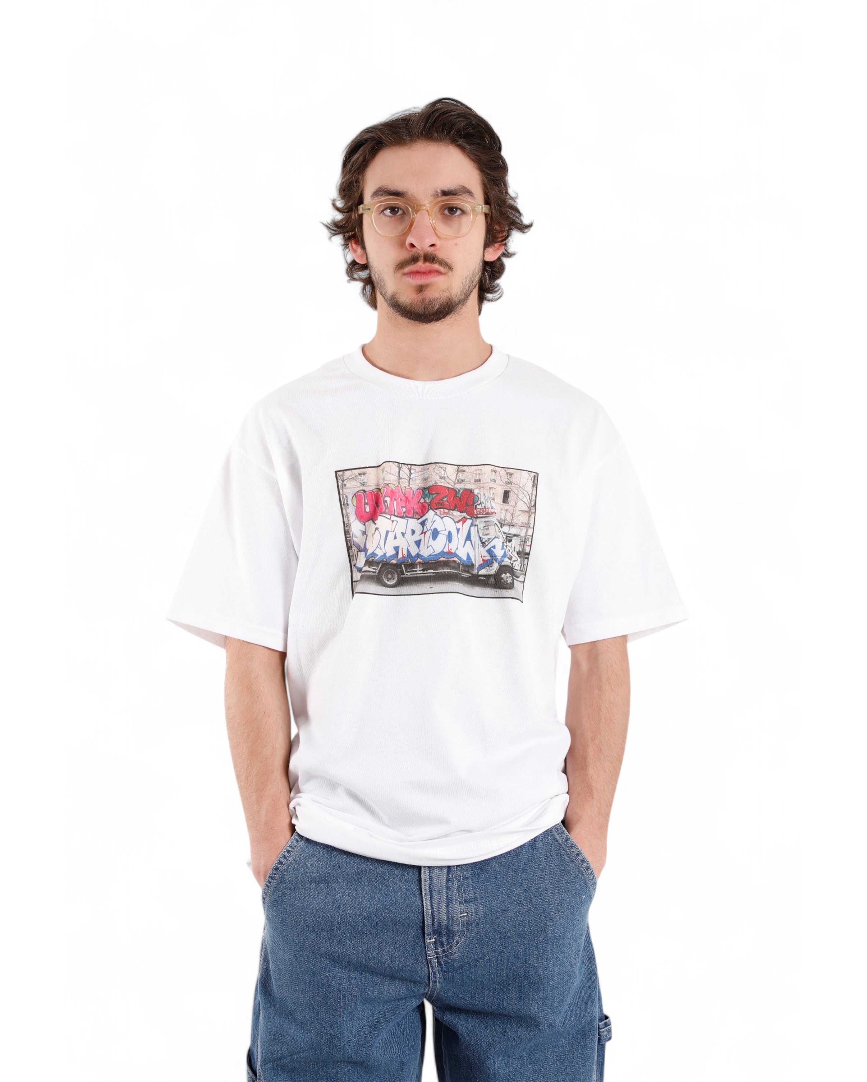 Starcow-Tee white Truck Starcow-Starcowparis