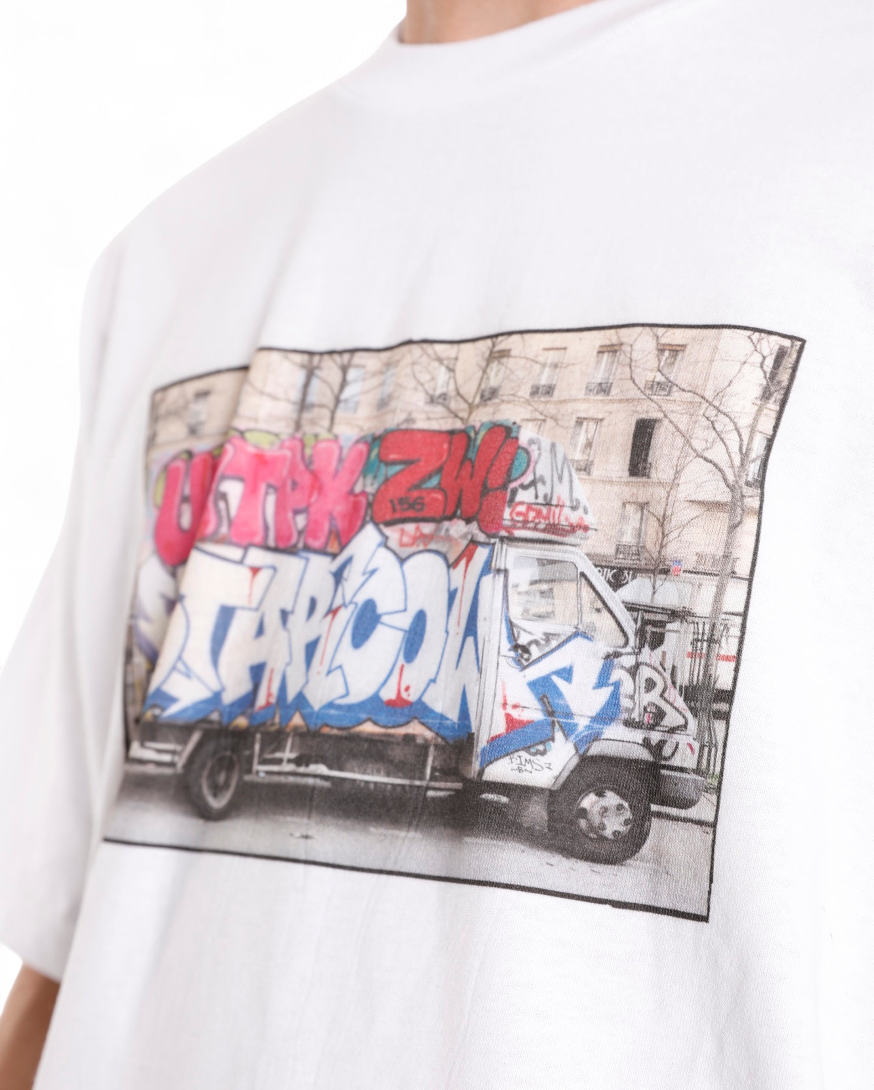 Starcow-Tee white Truck Starcow-Starcowparis