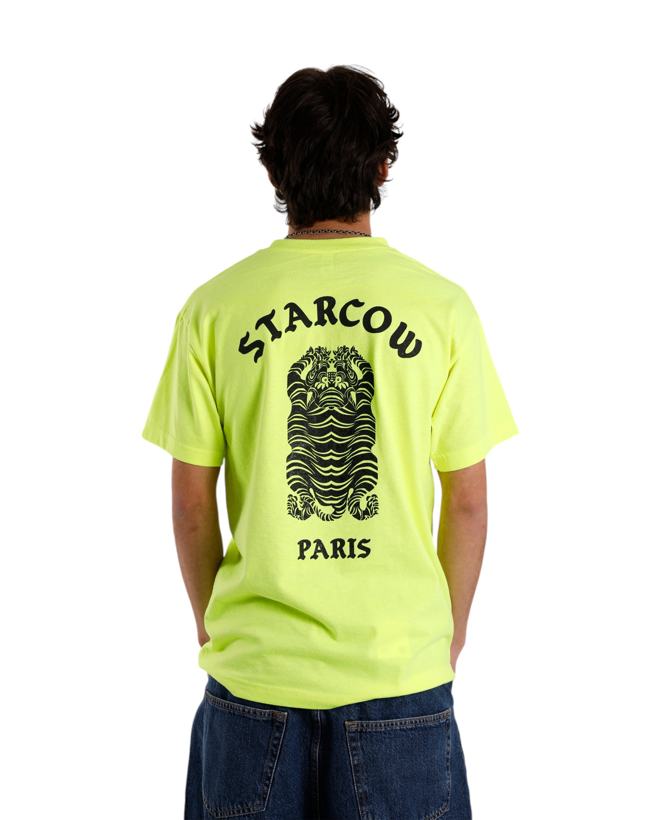 Tiger Tee Lime Black - Starcowparis - 1
