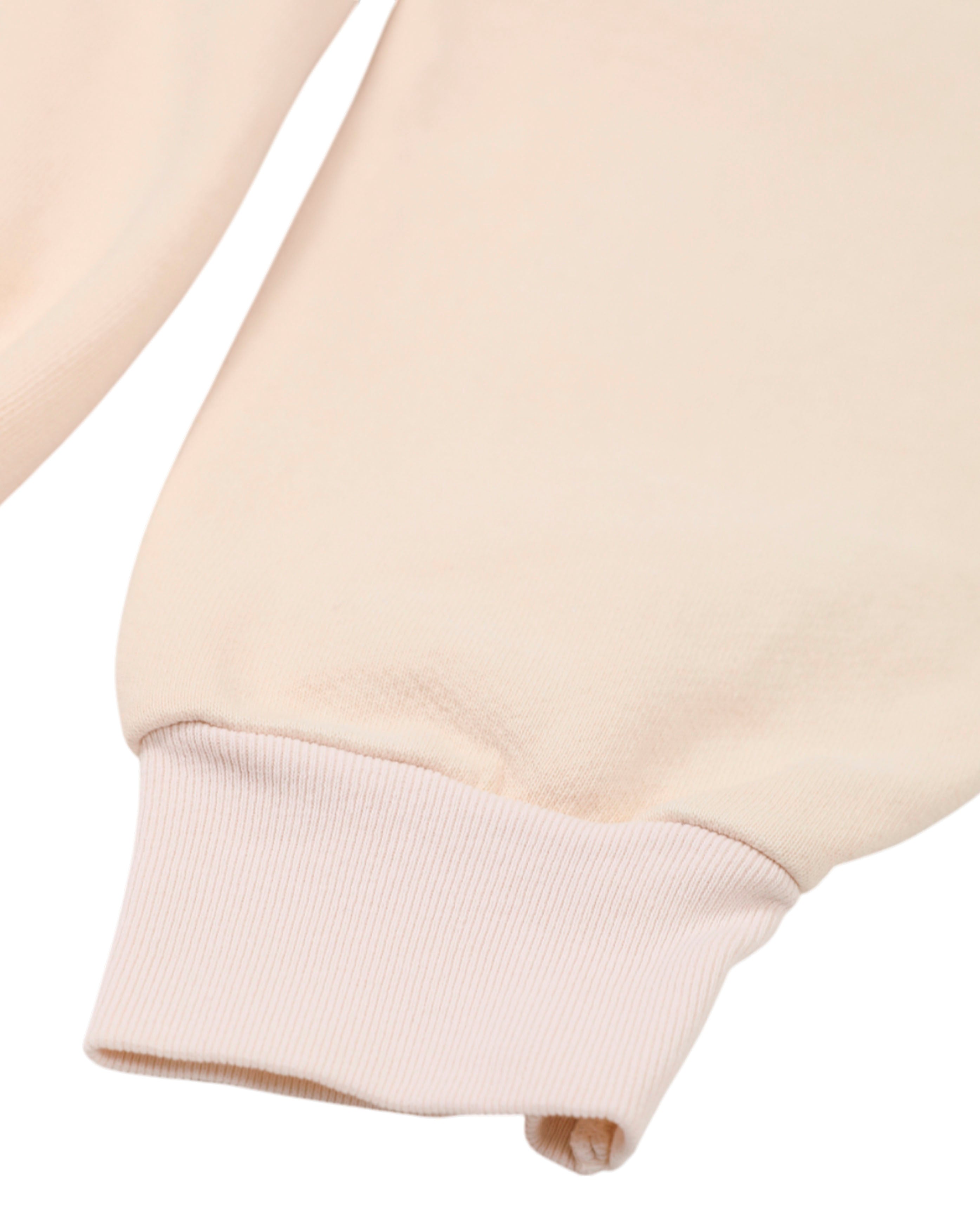 starcow-x With Vivid Color Crewneck Cream-Starcowparis