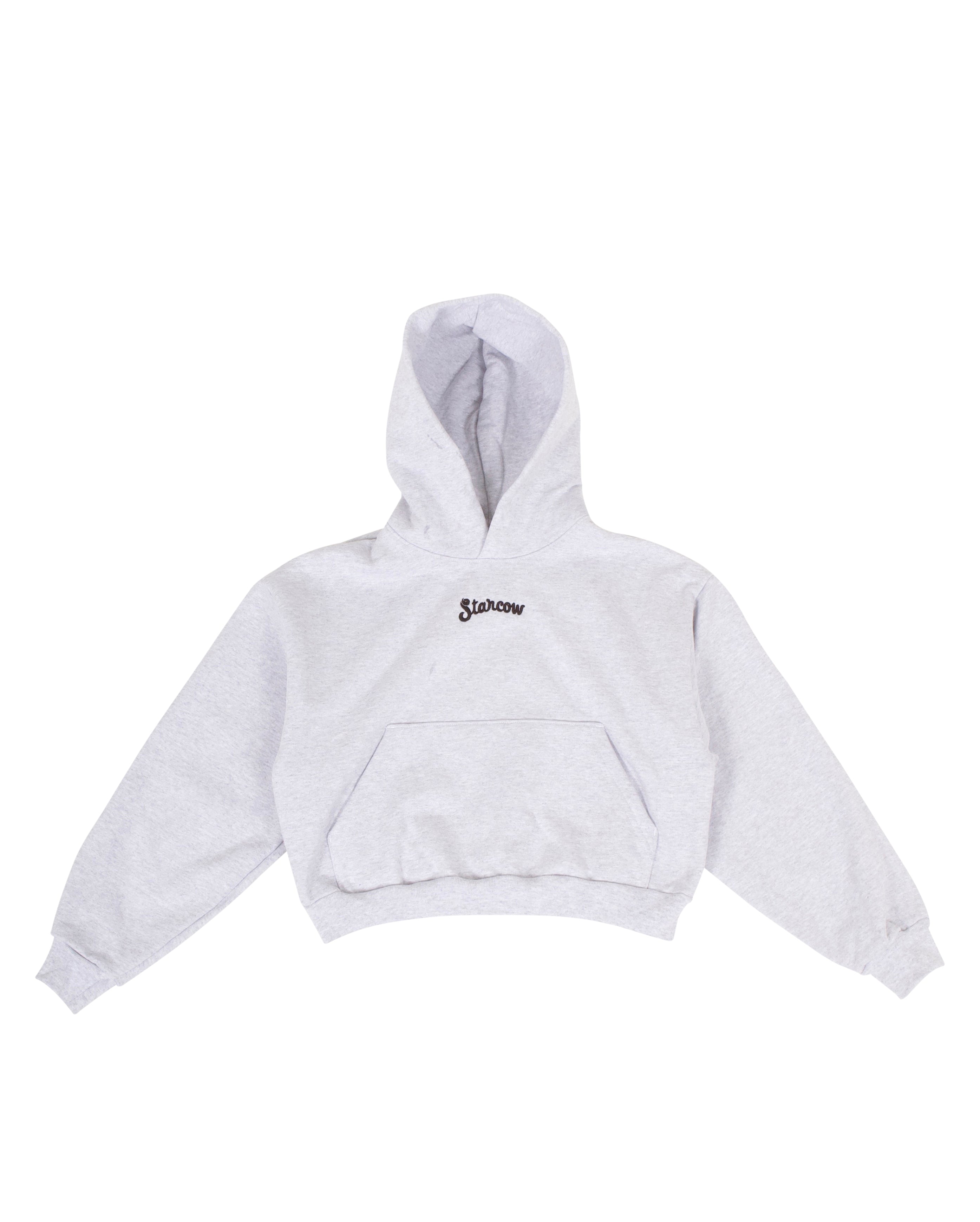 Cropped Hoodie Women Starcow Chillin Ash Grey - Starcowparis - Starcowparis - 1