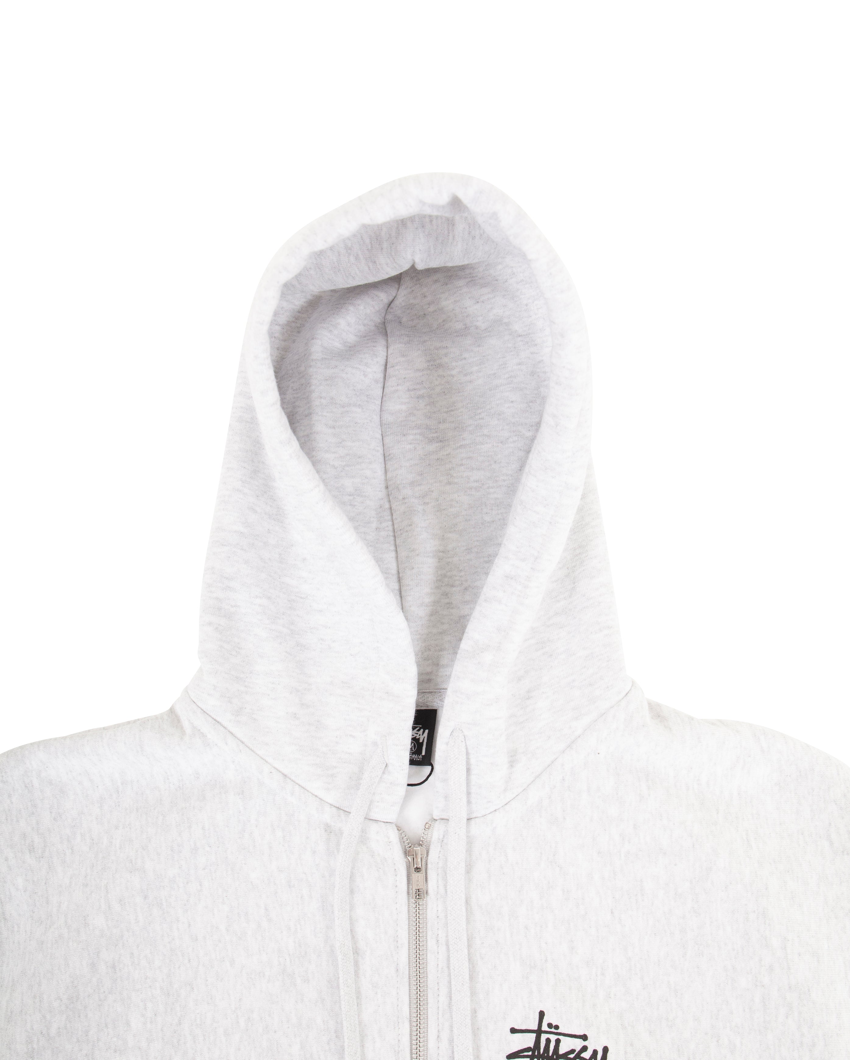Basic Zip Hoodie Ash Heather