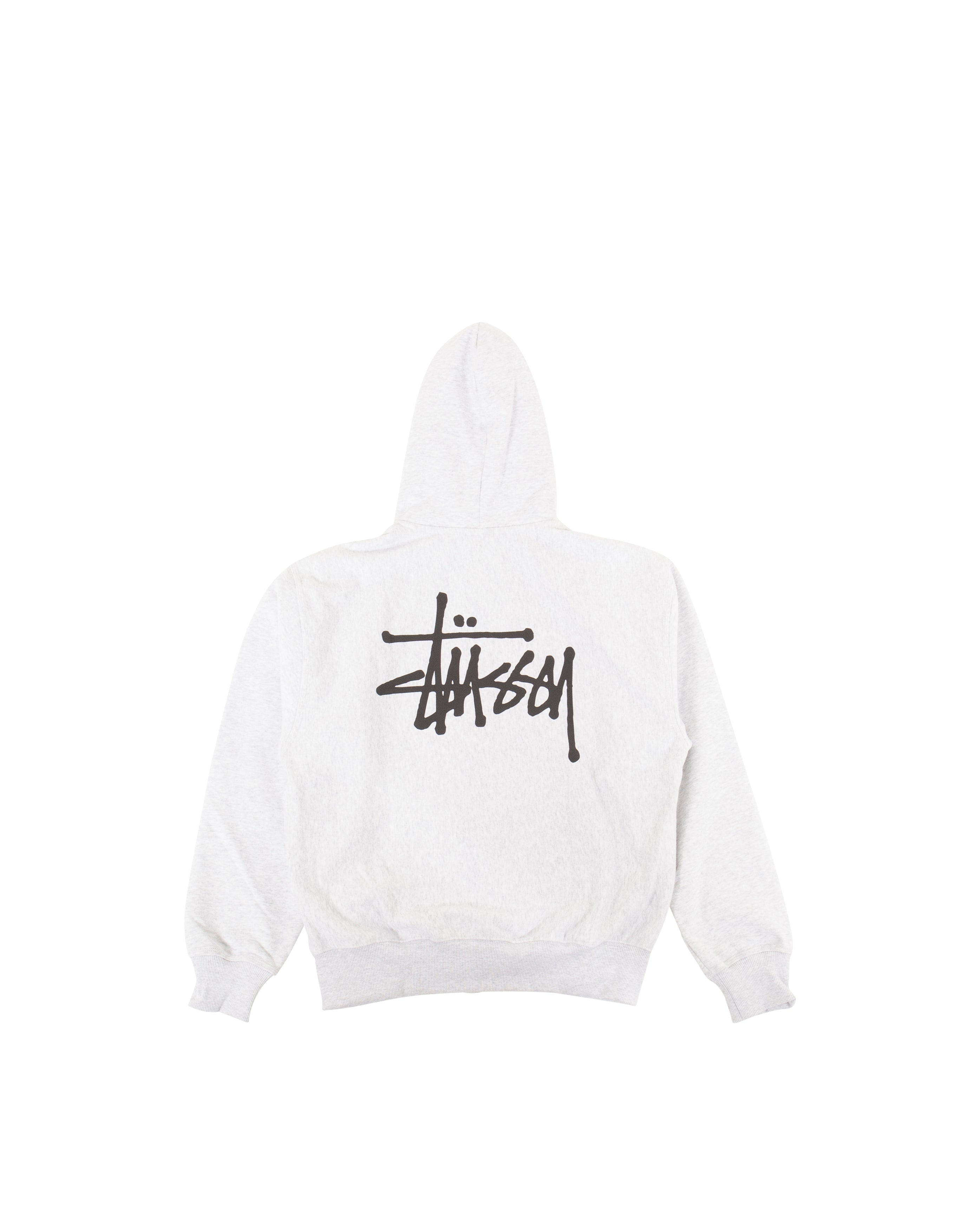 Basic Zip Hoodie Ash Heather