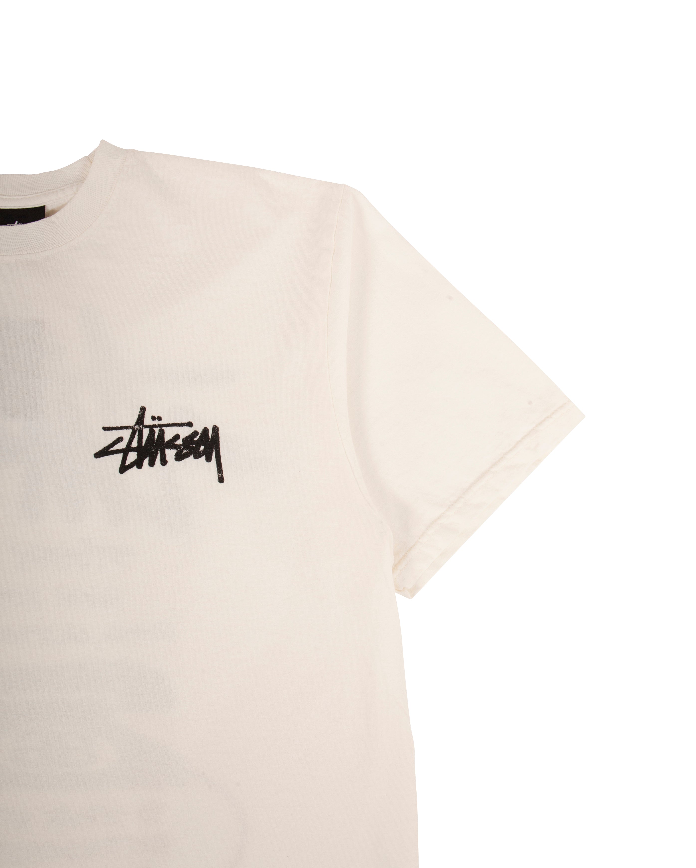 Old Phone Pig Dyed Tee Natural