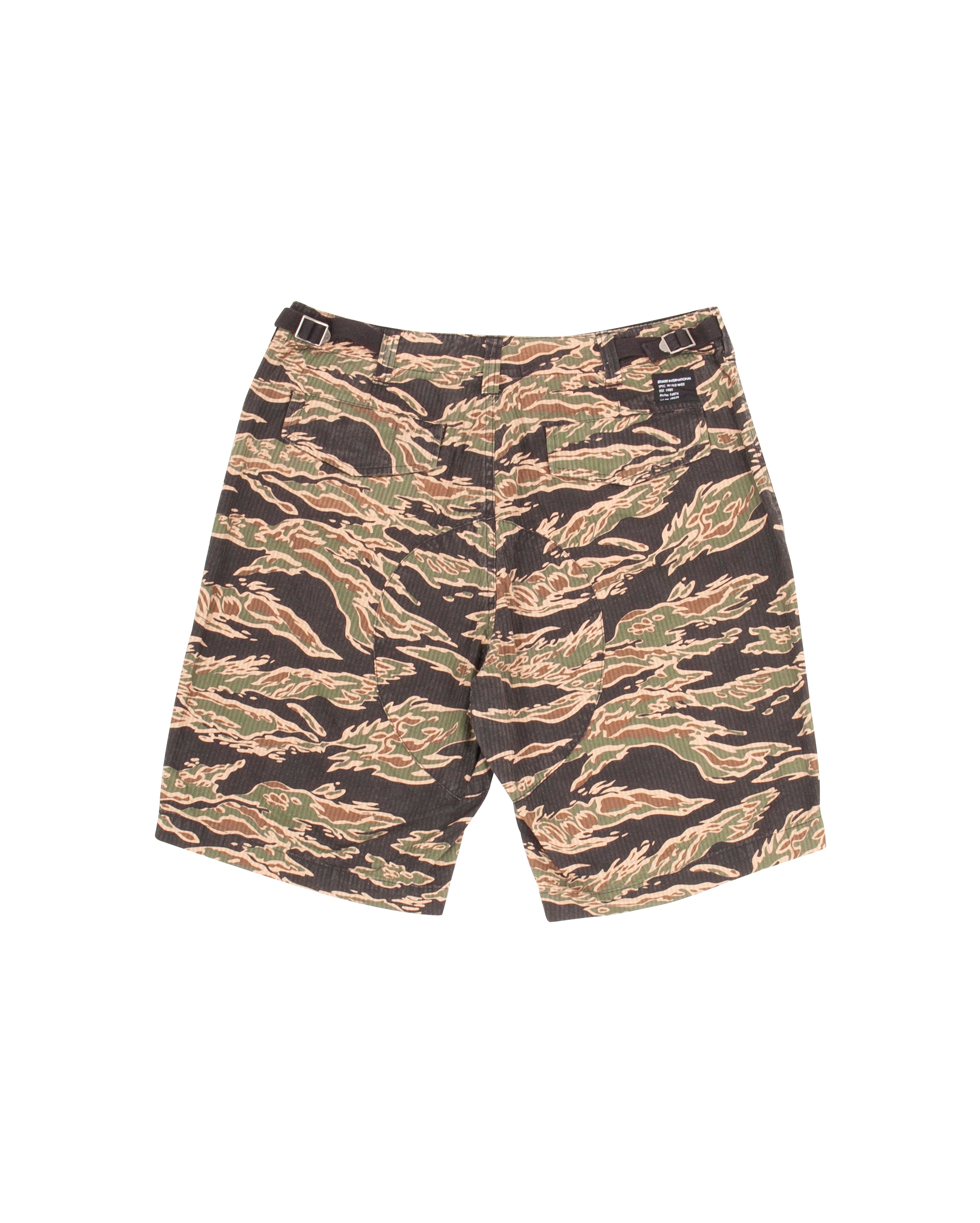 Seersucker Military Shorts Camo