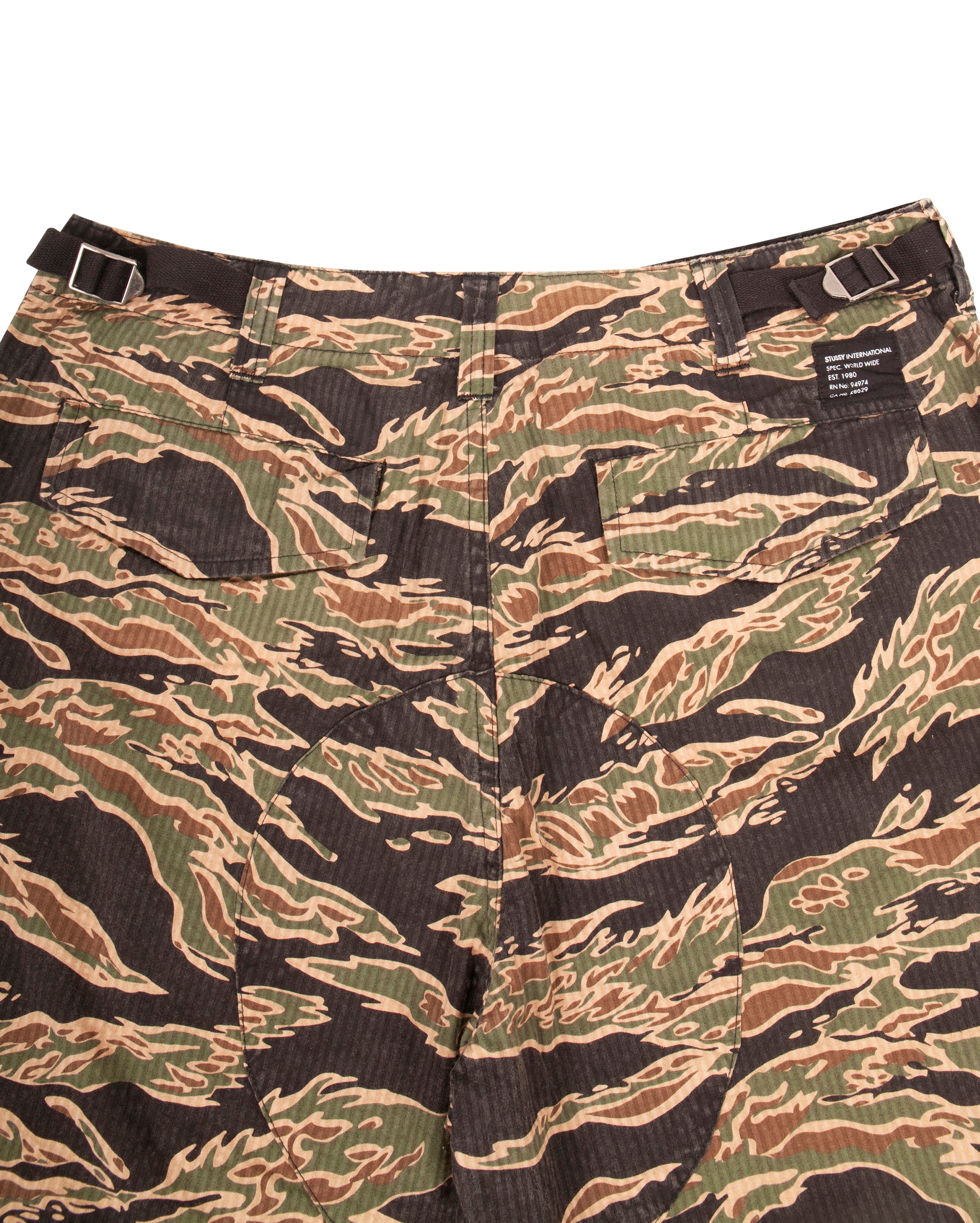 Seersucker Military Shorts Camo